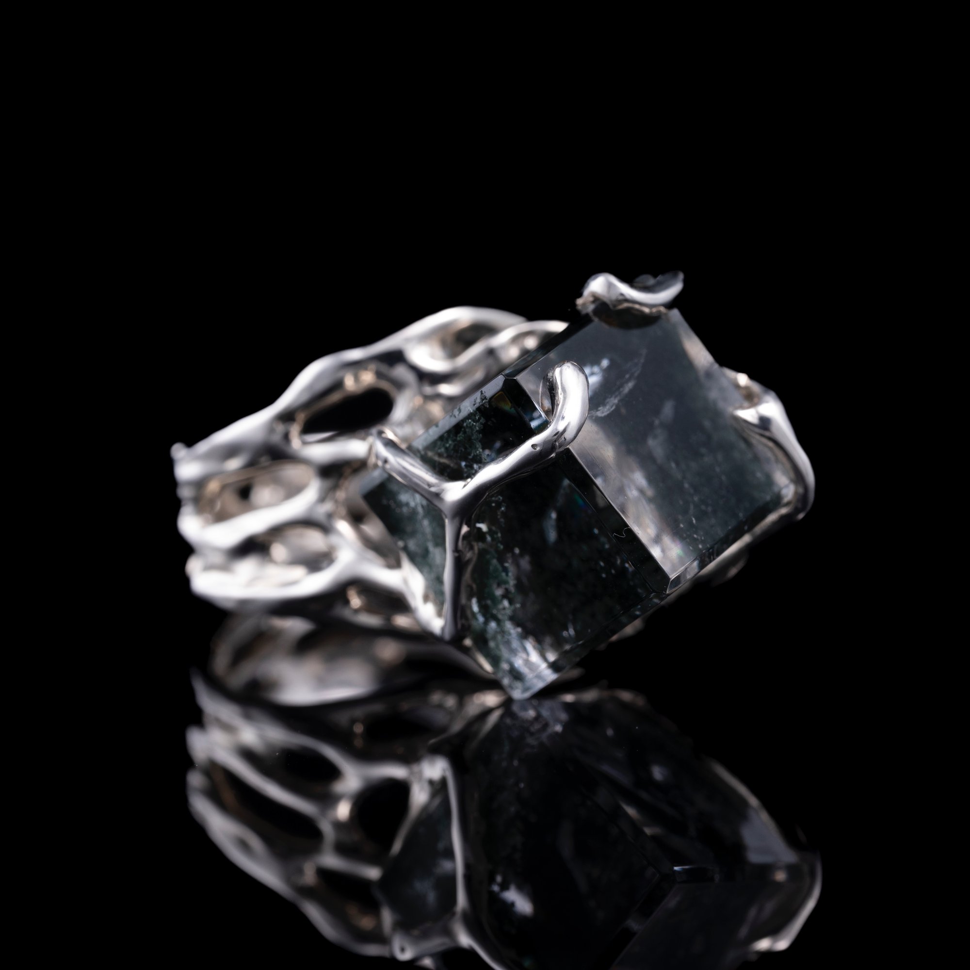 Каблучка з кварцом з включенням хлориту - зображення 3