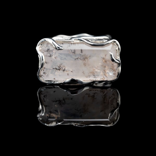 Dendritic Agate Ring