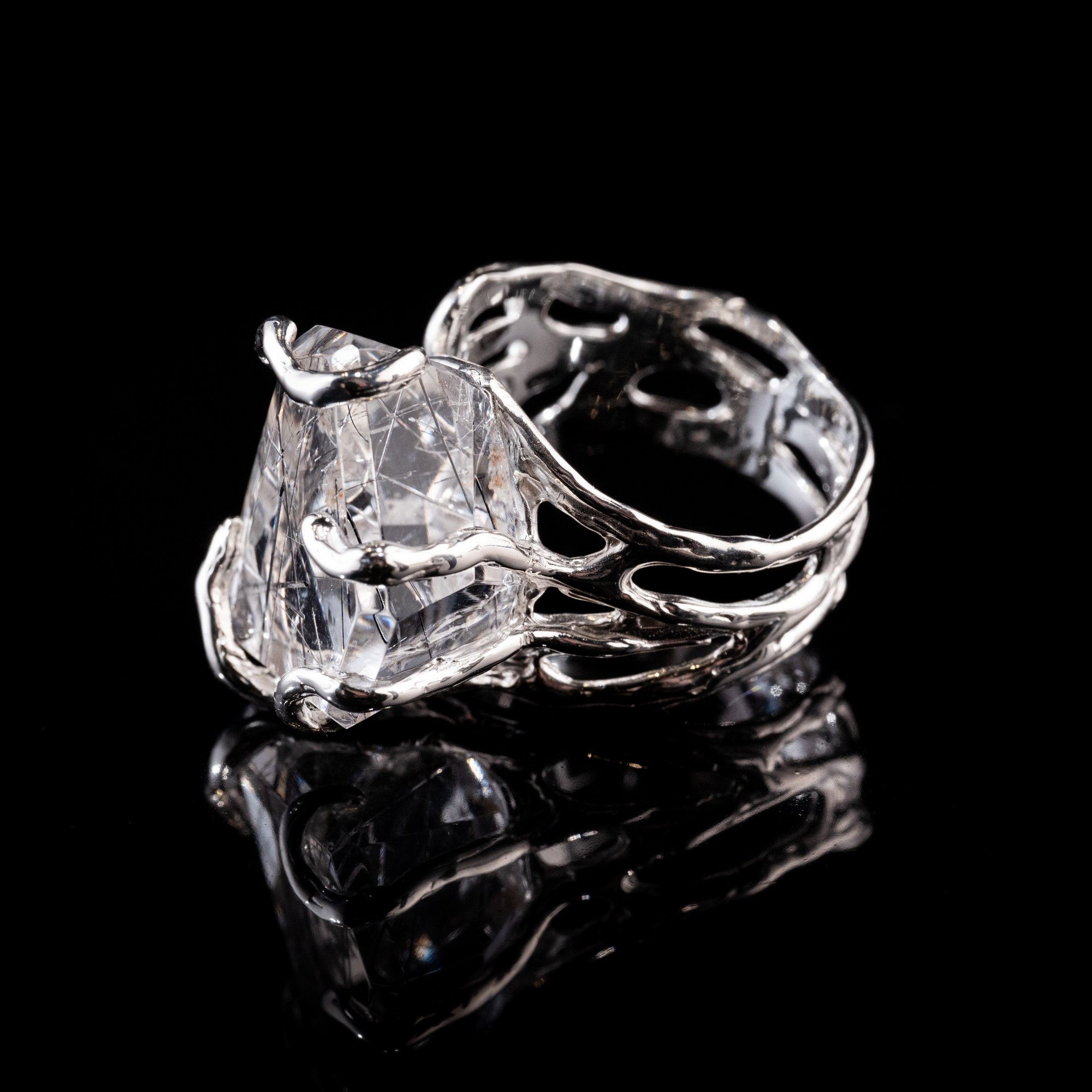 Каблучка з кварцом - зображення 2