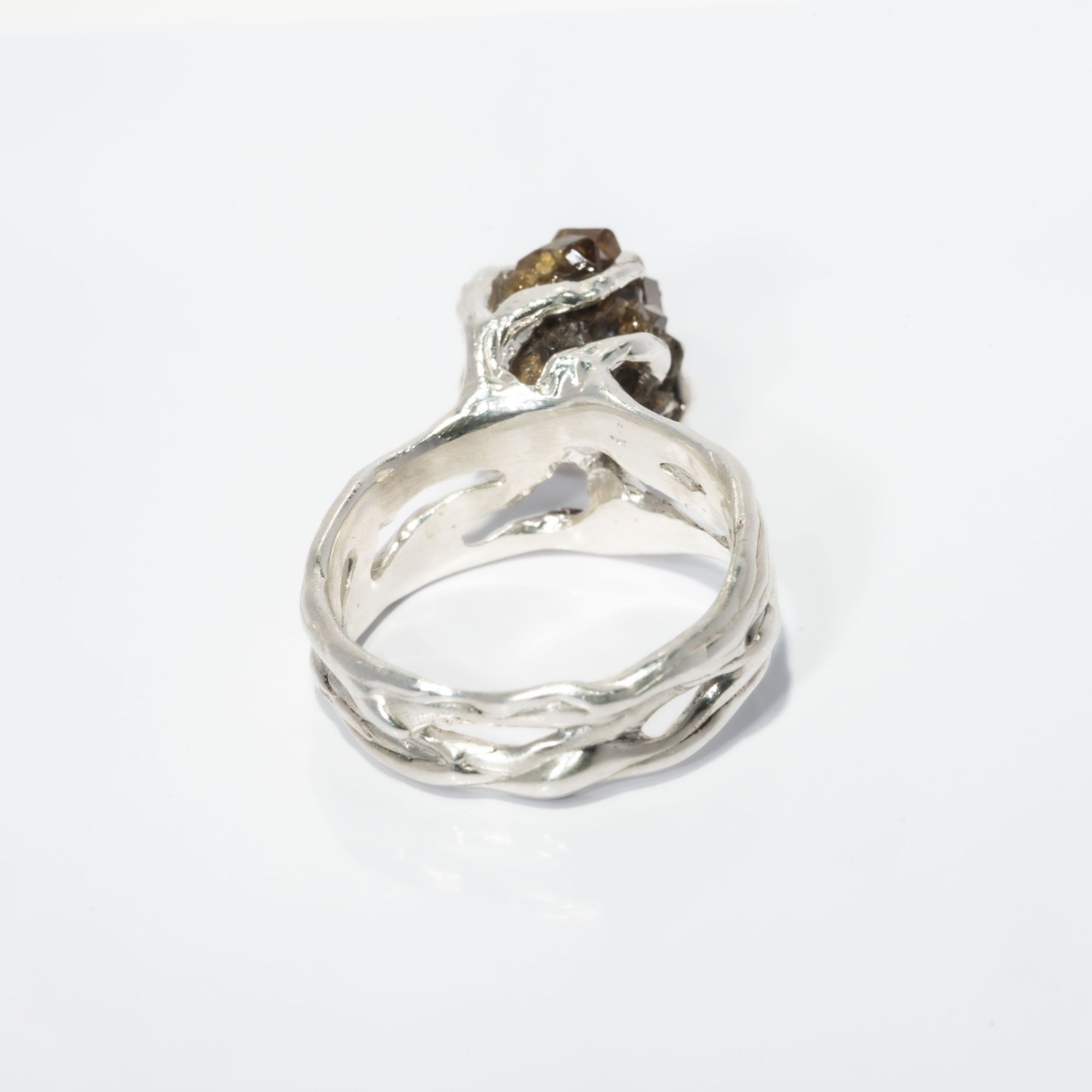 Каблучка з гранатом - зображення 4