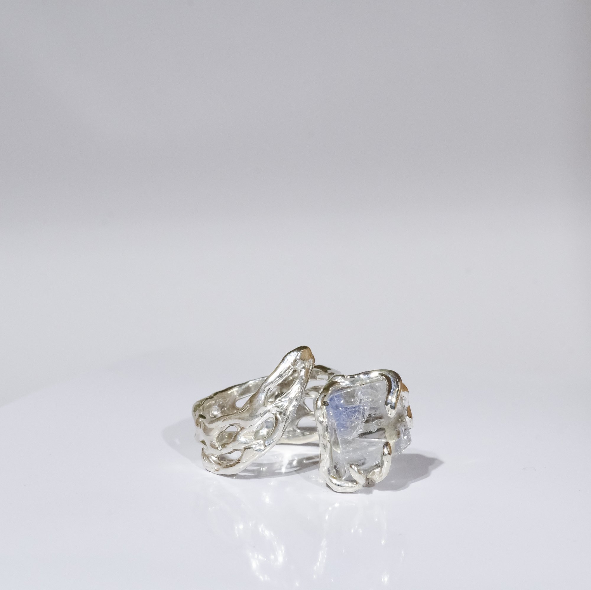 Каблучка з кварцом з включеннями дюмортьєриту - зображення 7