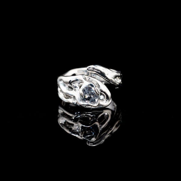 Cornflower Spinel Ring