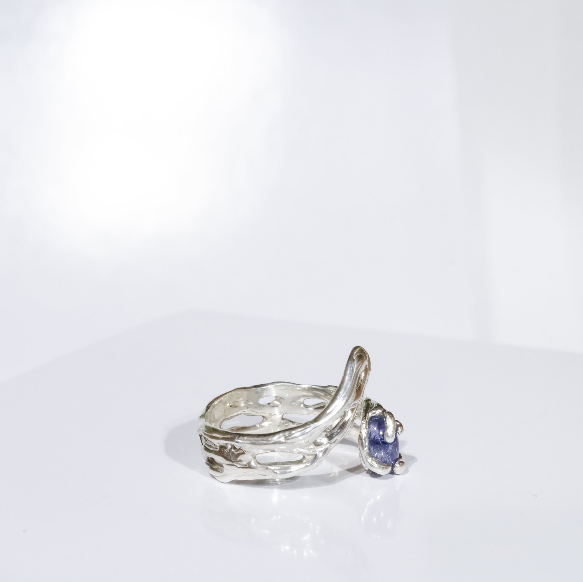 Каблучка з танзанітом - зображення 8