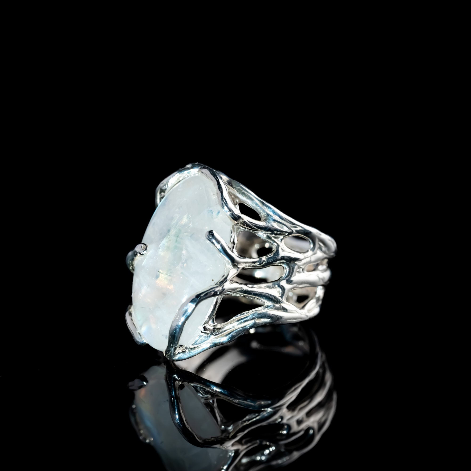 Каблучка з місячним камінням - зображення 2