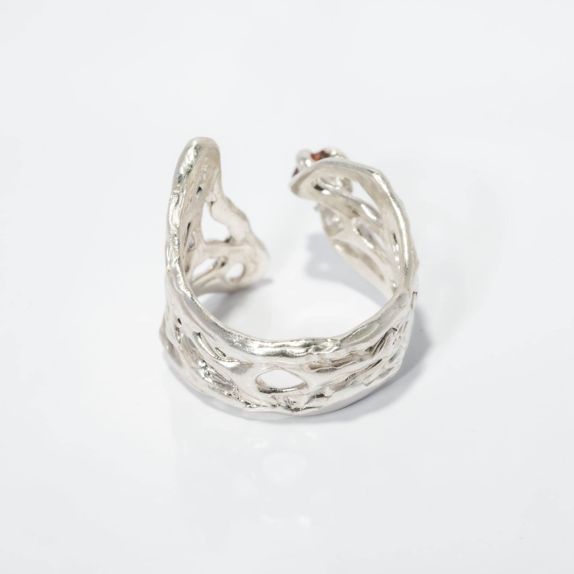 Каблучка з гранатом - зображення 4