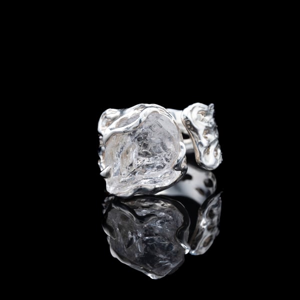 Каблучка з кварцом