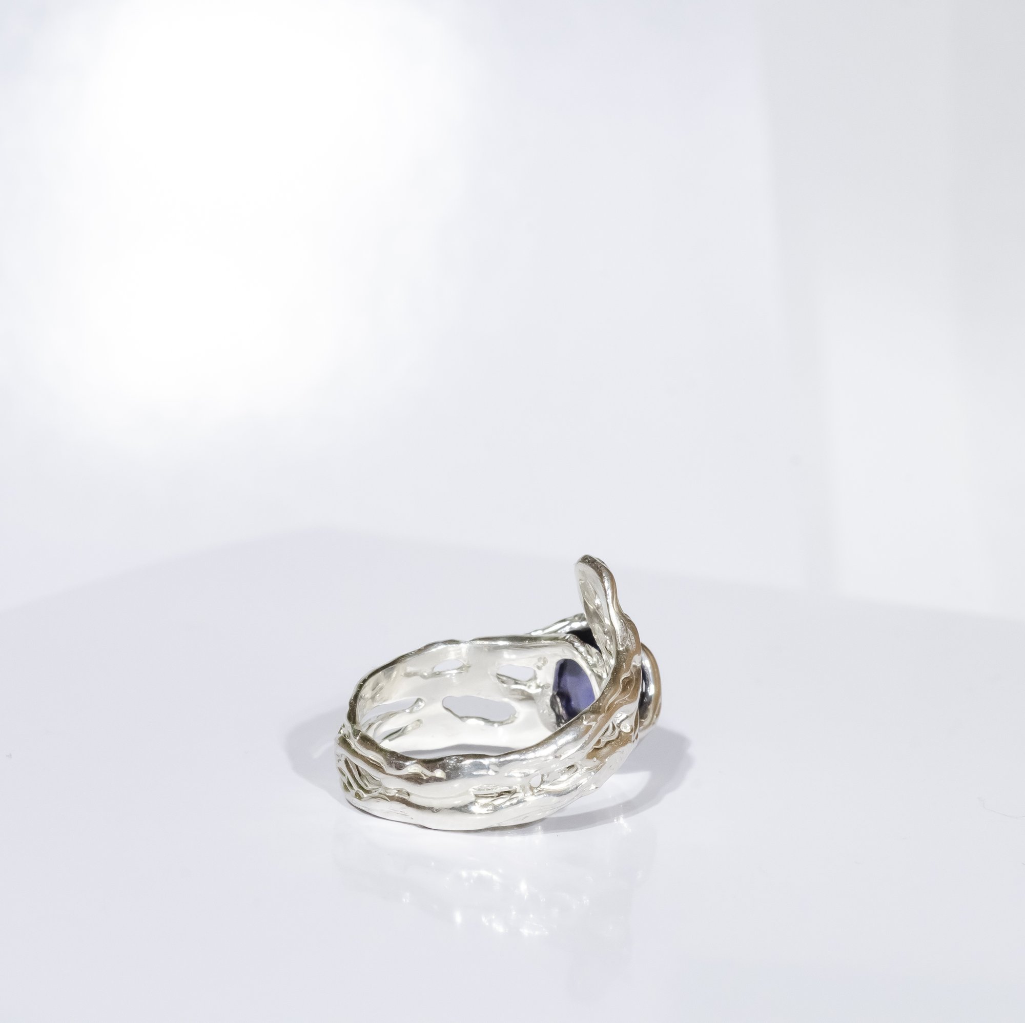 Каблучка з іолітом - зображення 6