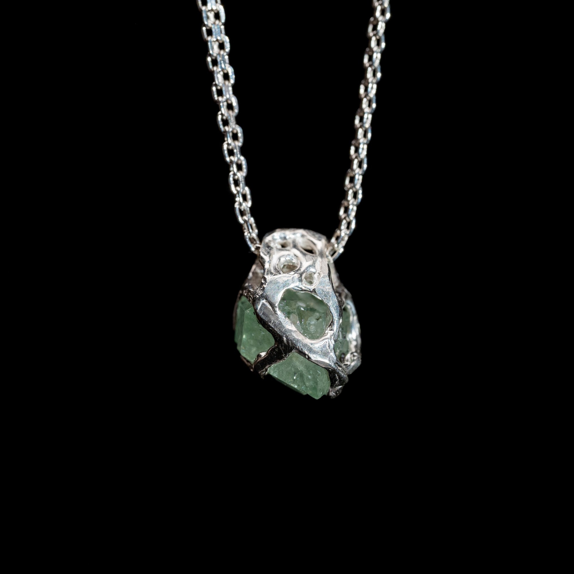 Кулон з мятним гранатом - зображення 2