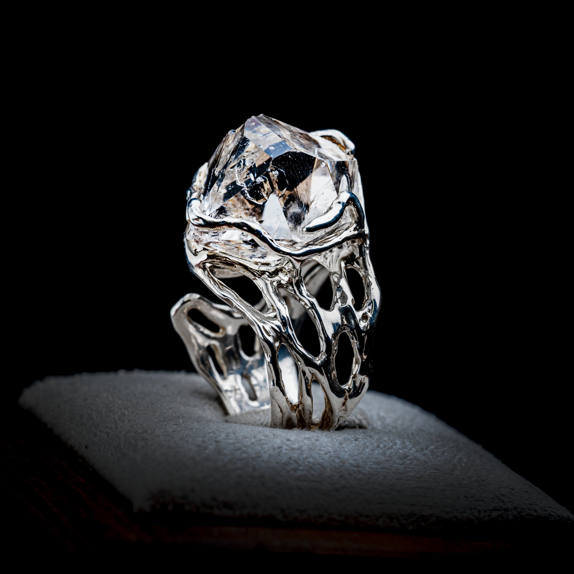 Каблучка з херкімером - зображення 5