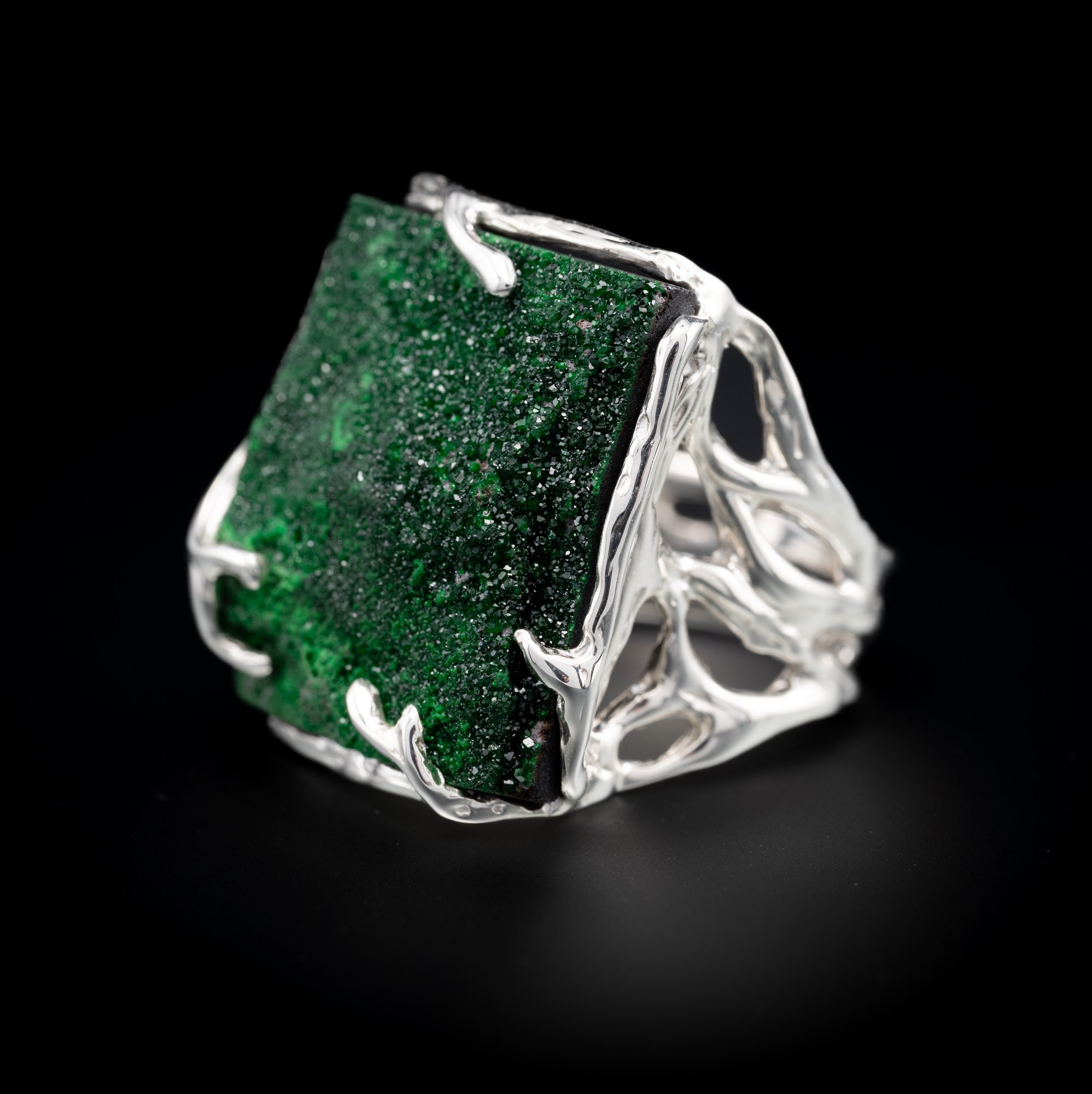 Каблучка з уваровітом - зображення 3