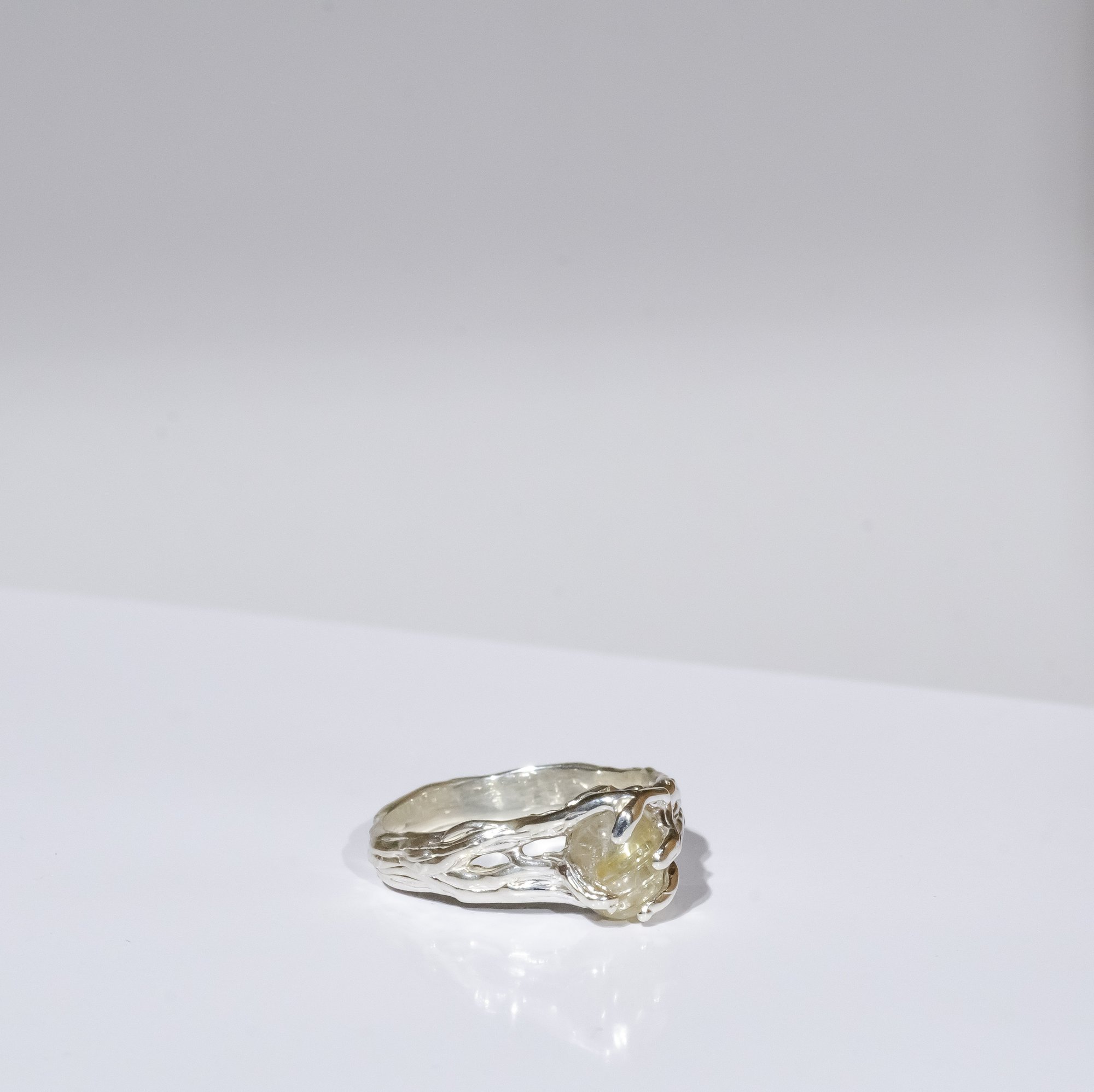 Каблучка з рутилованим кварцом - зображення 9