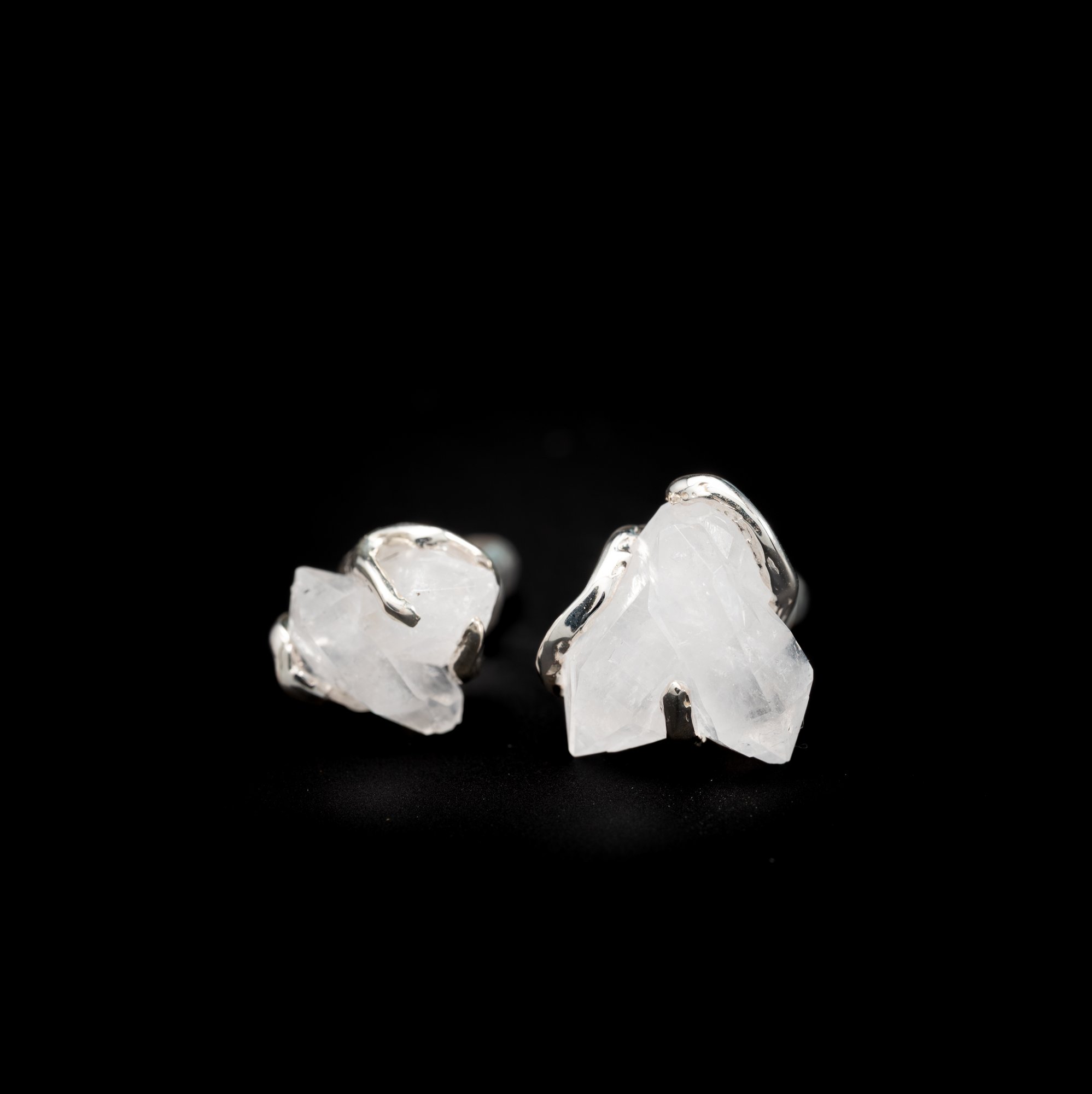 Сережки з кварцом