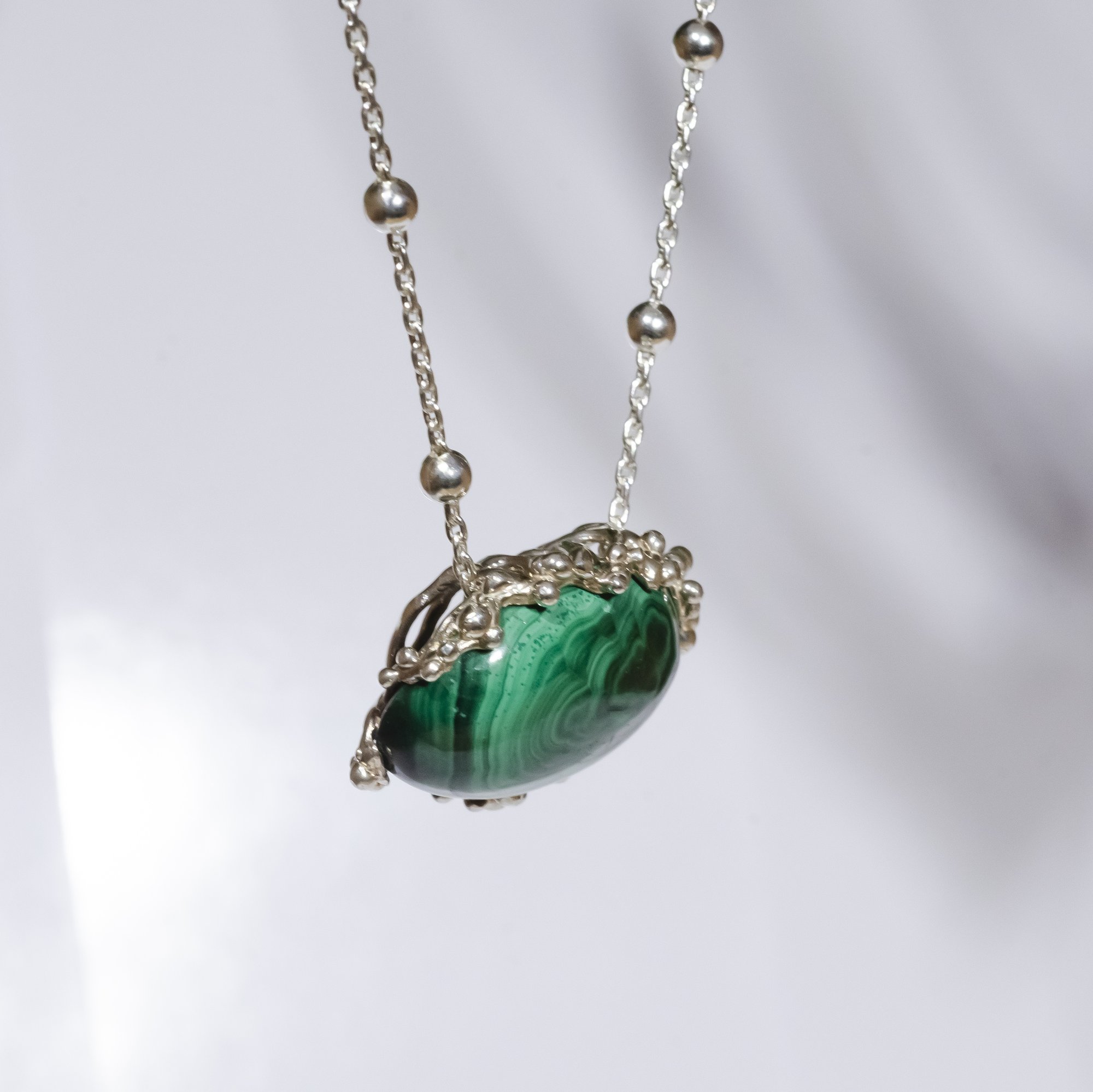 Кулон з малахітом - зображення 2