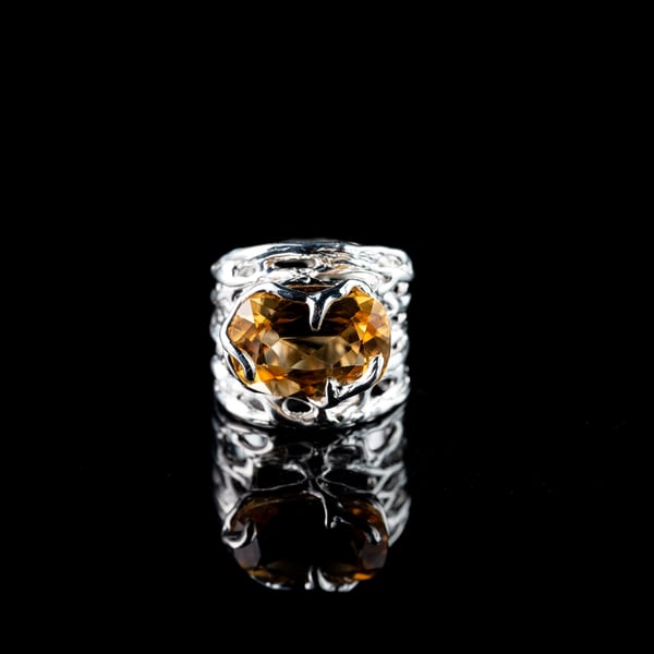 Каблучка з цитрином