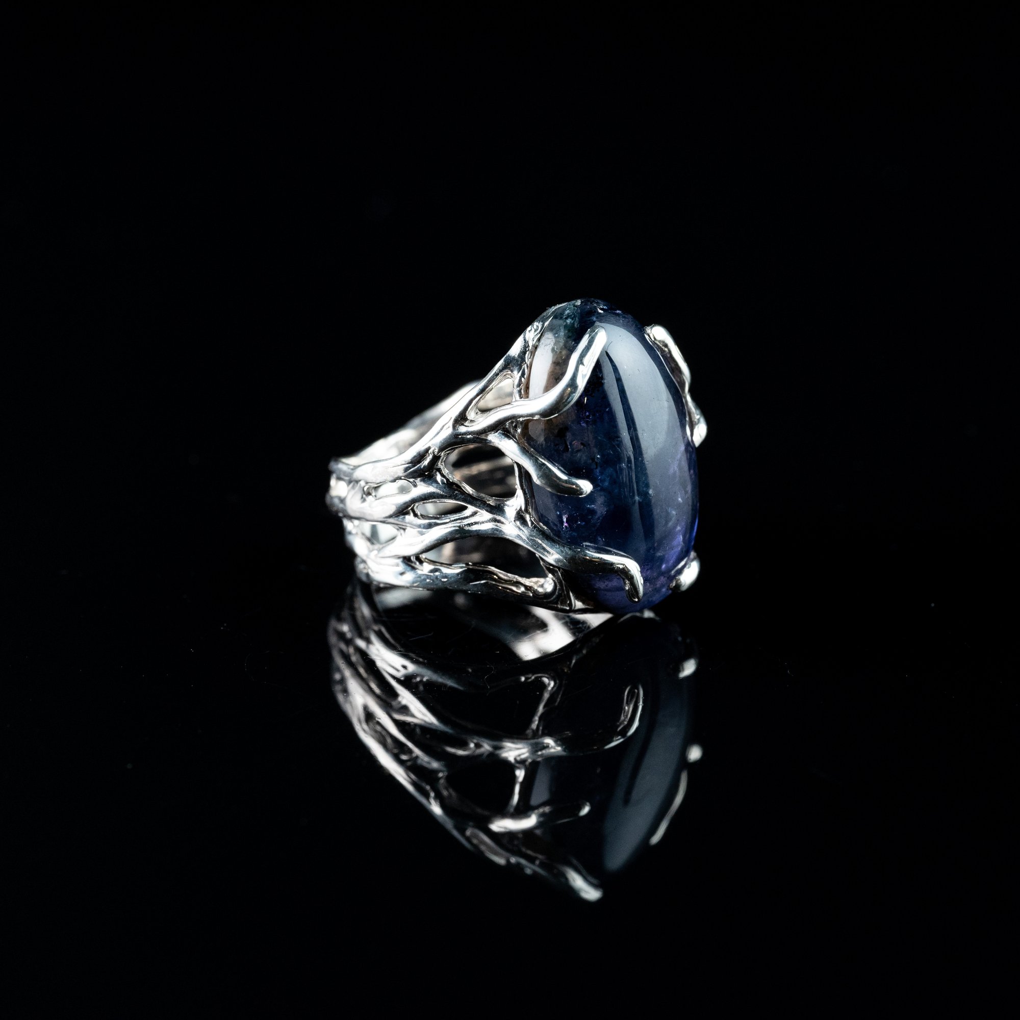 Каблучка з іолітом - зображення 3