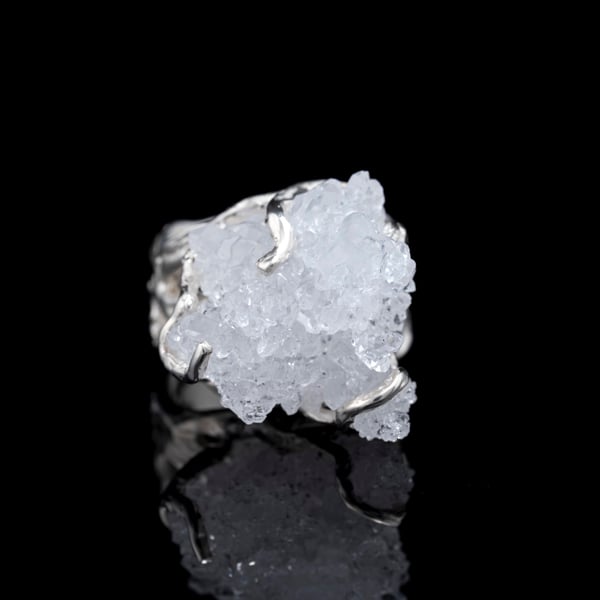 Каблучка з гірським кришталем