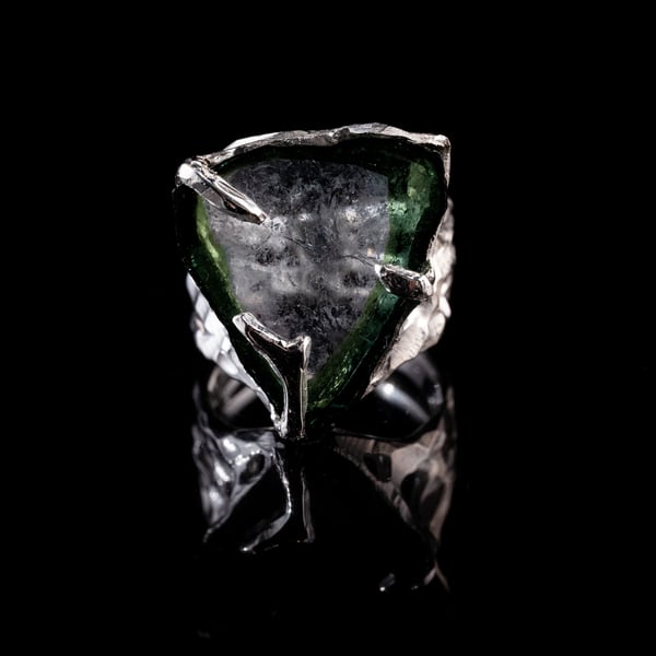 Каблучка з турмаліном