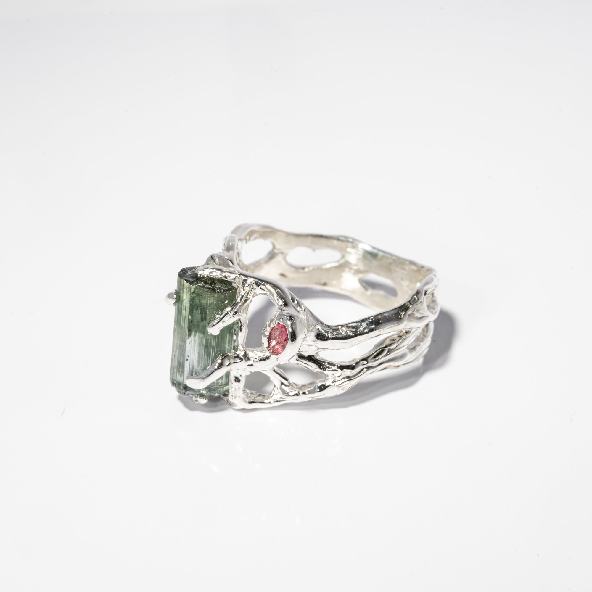 Каблучка з турмалінами - зображення 2