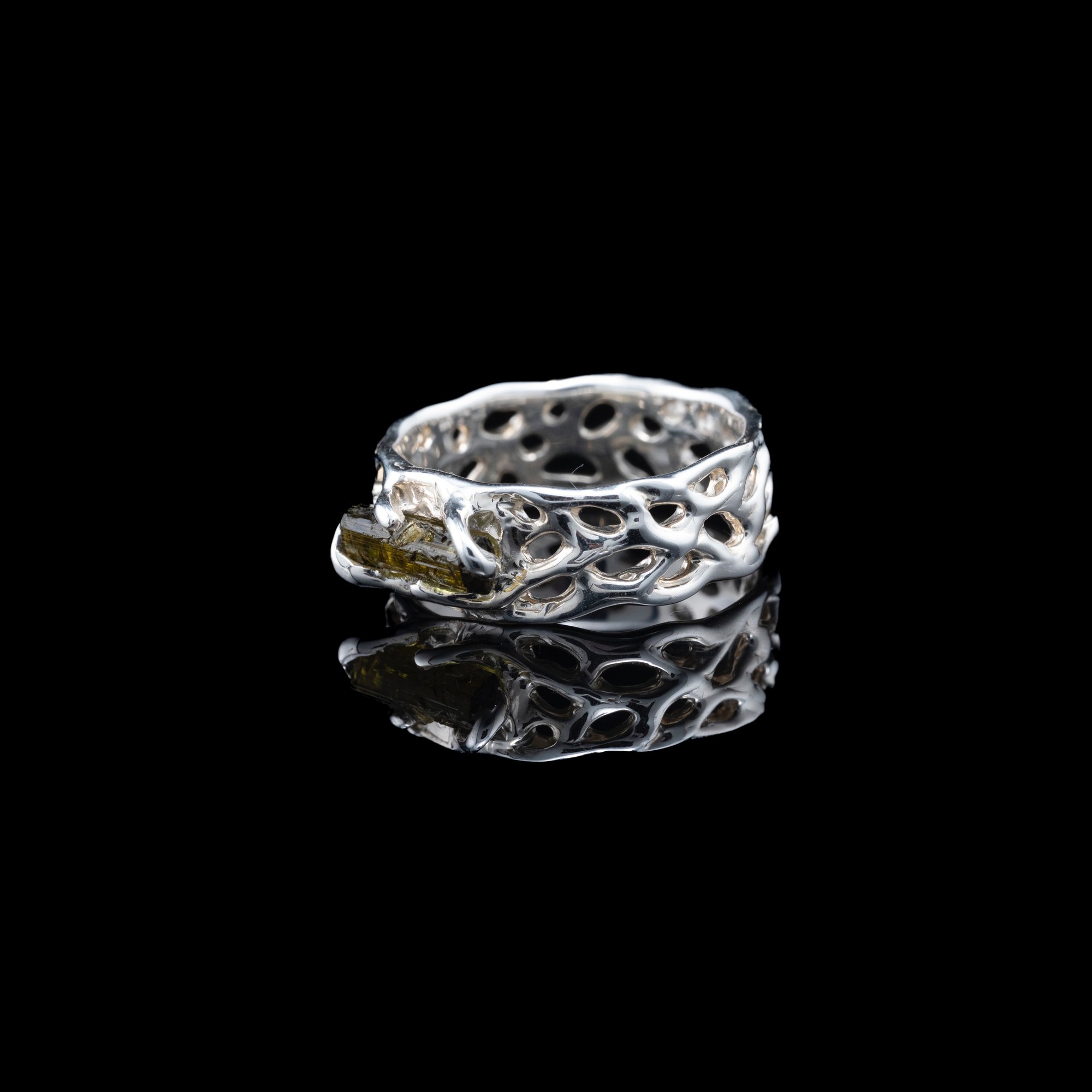 Каблучка з верделітом - зображення 2