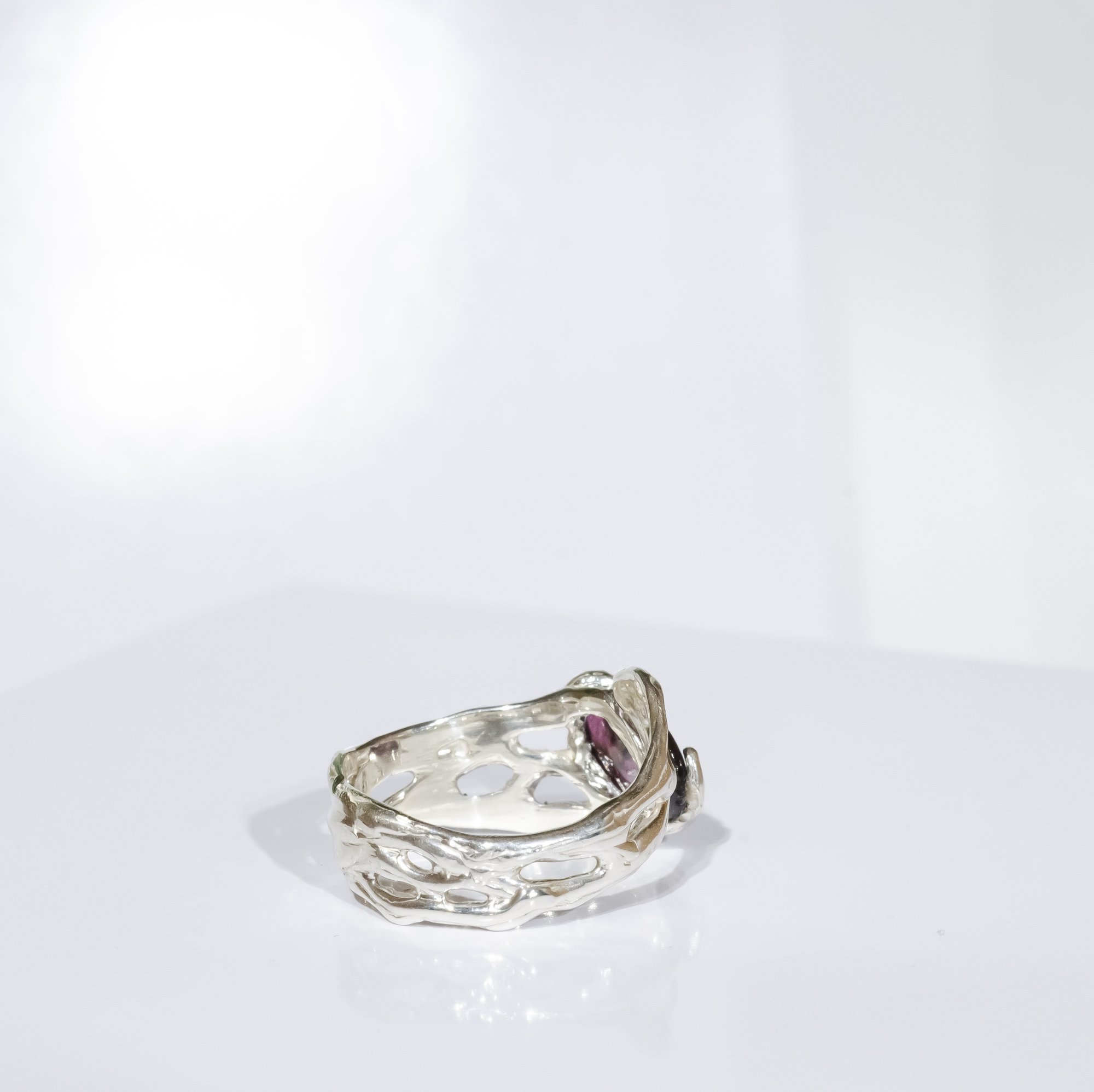 Каблучка з гранатом - зображення 6