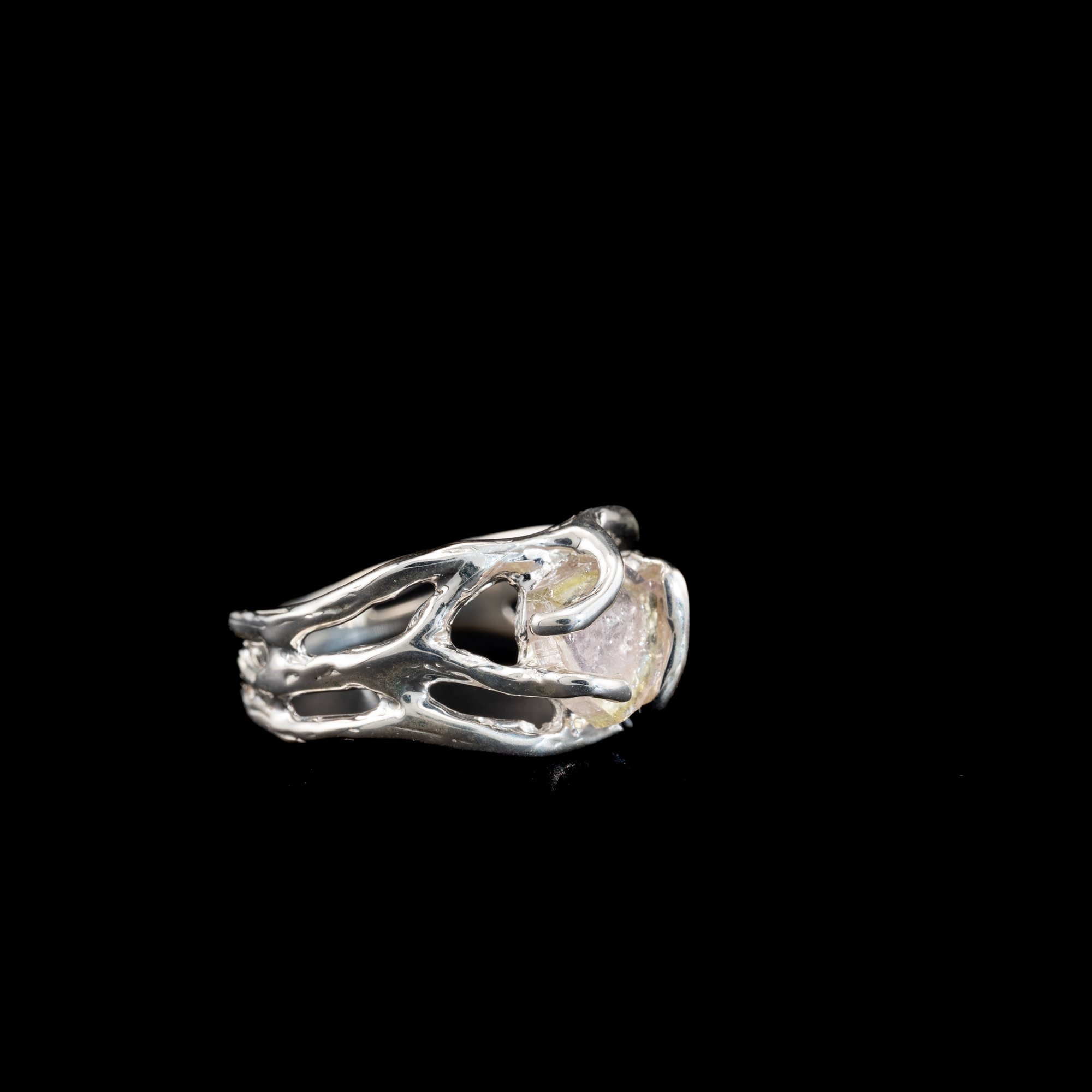 Каблучка з кавуновим турмаліном - зображення 3