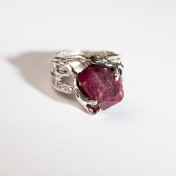 Каблучка з родолітом