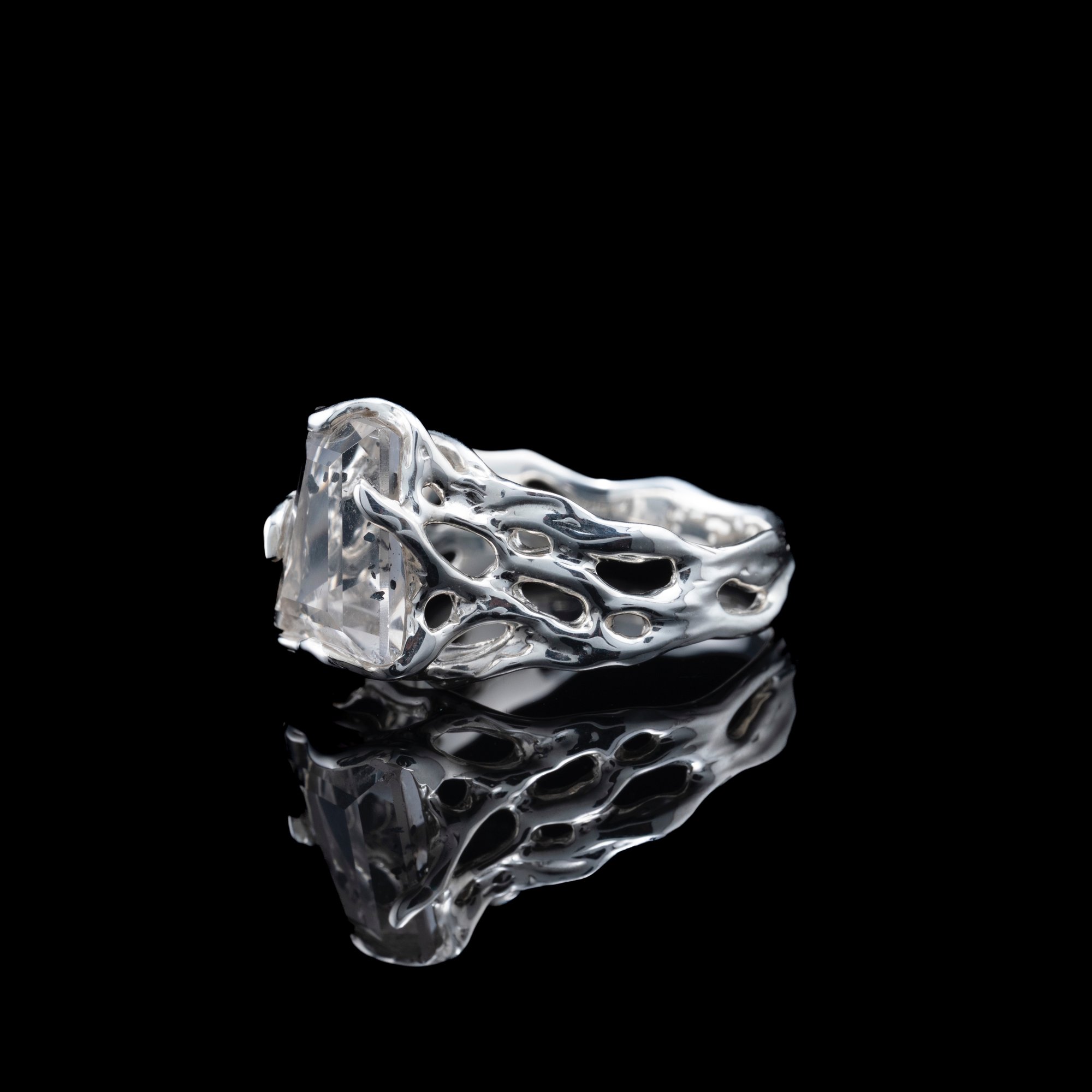 Каблучка з нафтовим кварцом - зображення 2