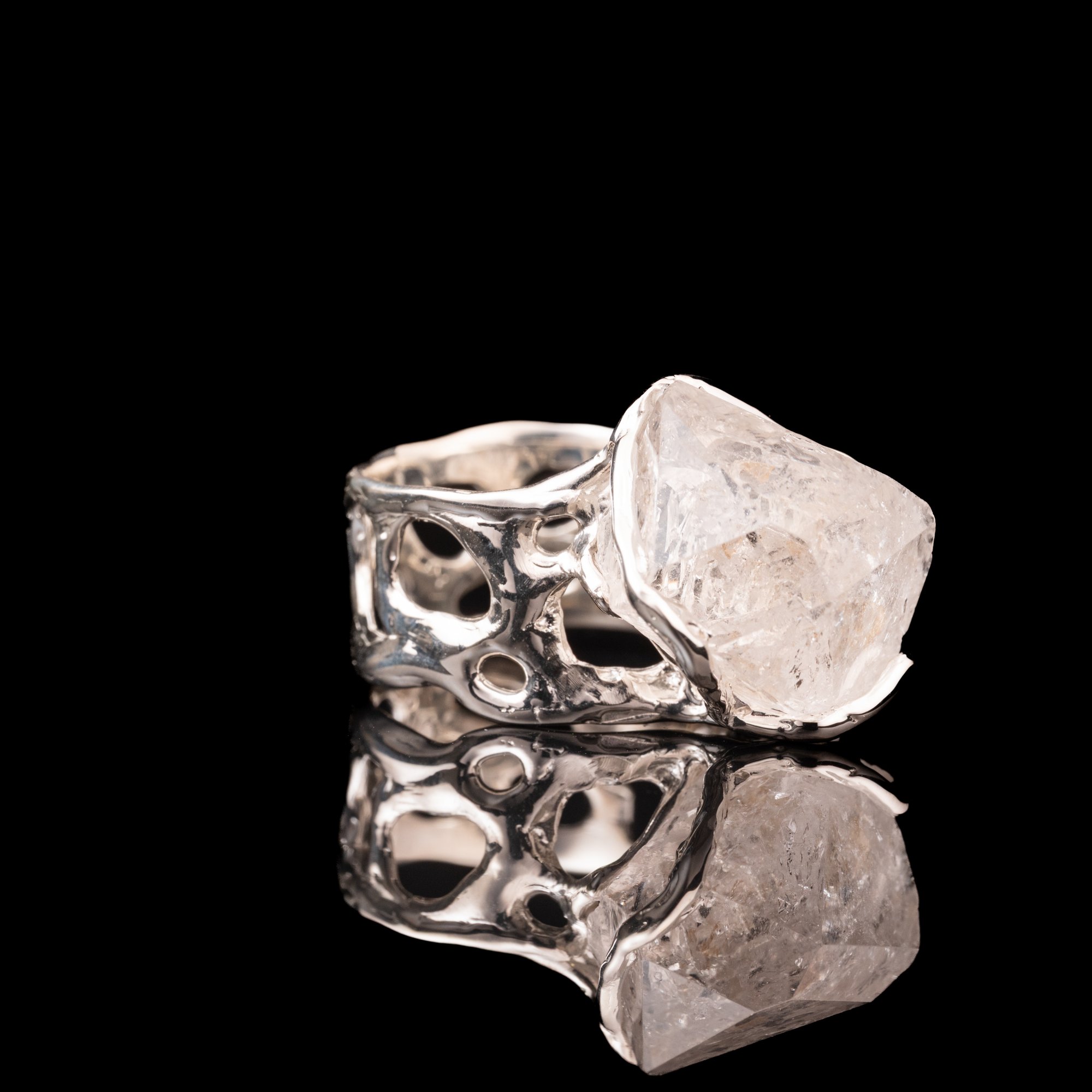 Каблучка з кварцом - зображення 2