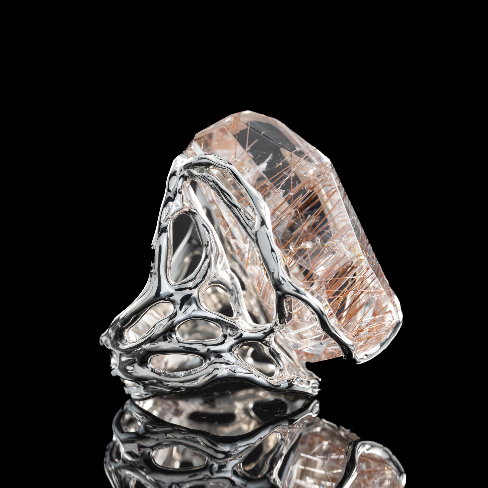 Каблучка з рутиловим кварцом - зображення 5