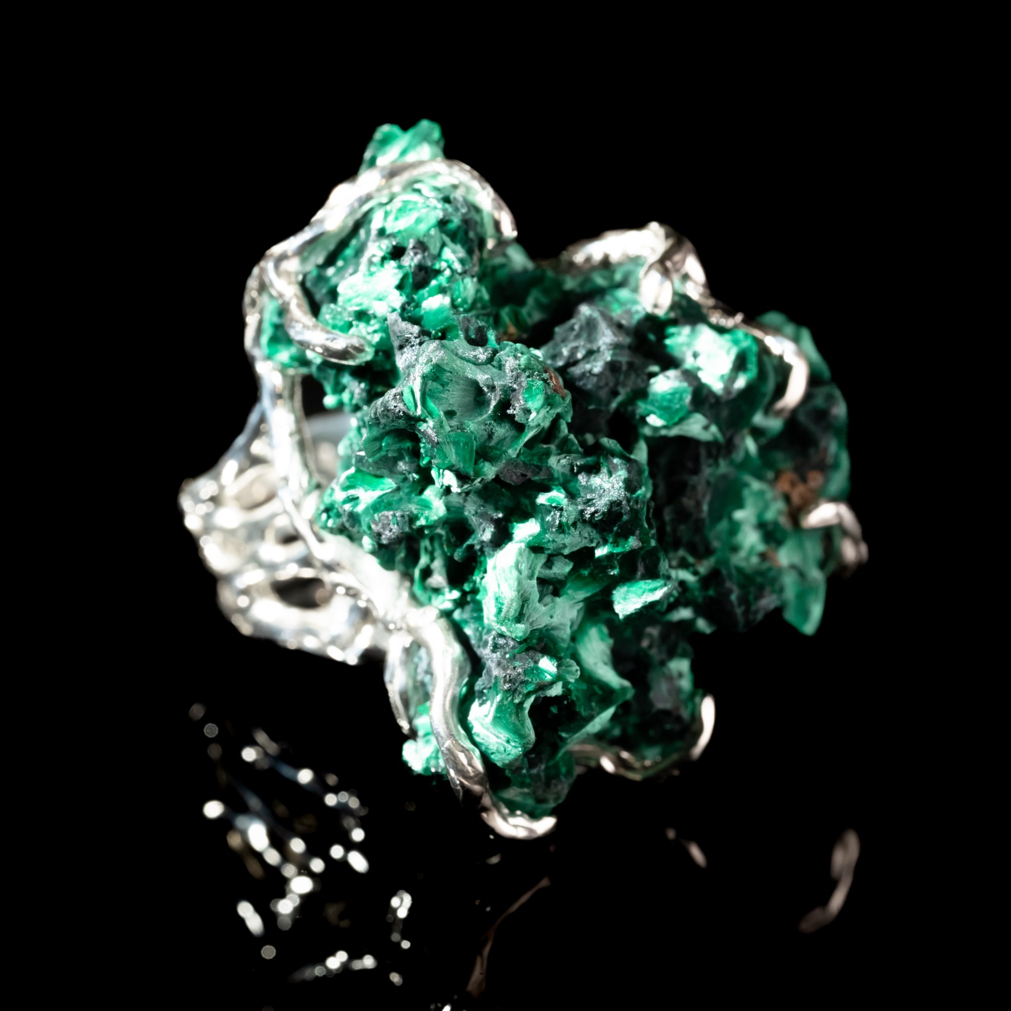 Каблучка з малахітом - зображення 3