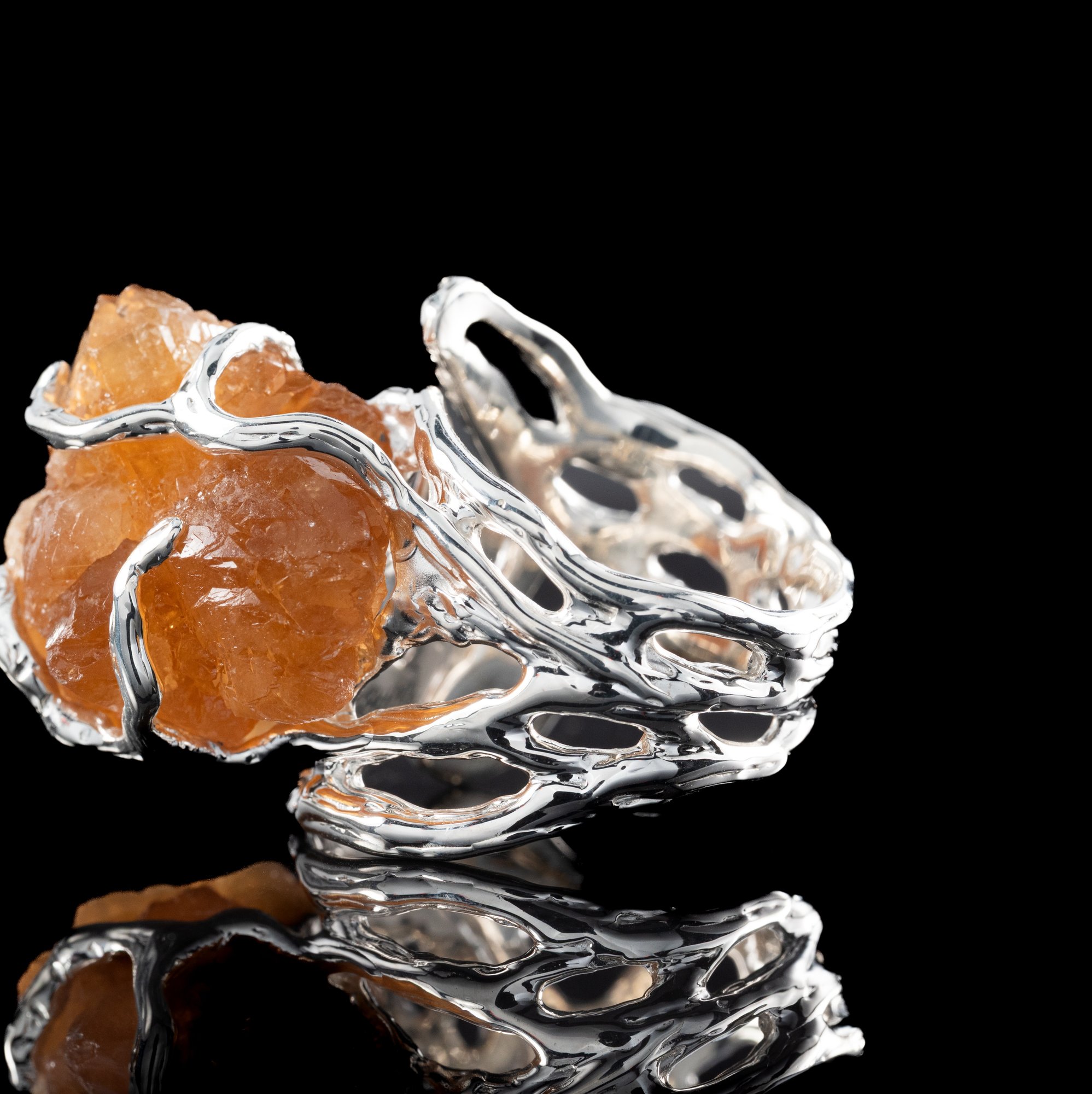 Каблучка з кварцом з включенням заліза - зображення 9