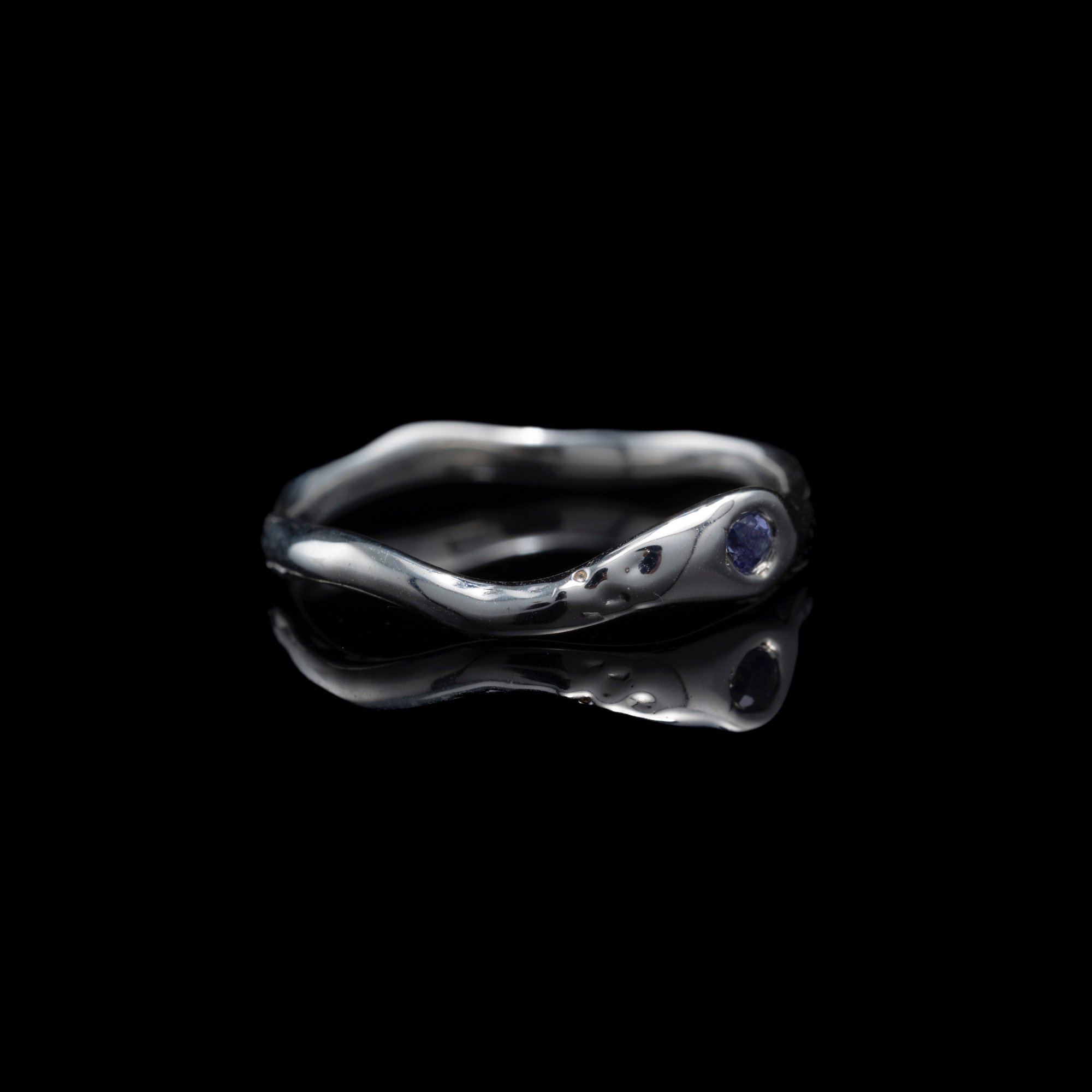 Каблучка з танзанітом - зображення 3