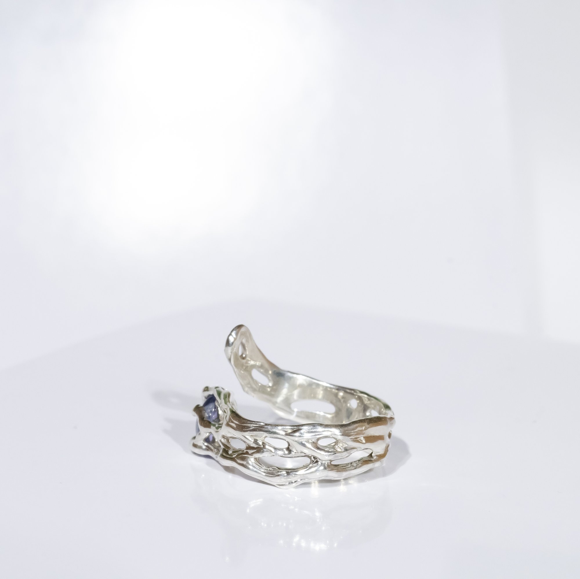 Каблучка з танзанітом - зображення 4