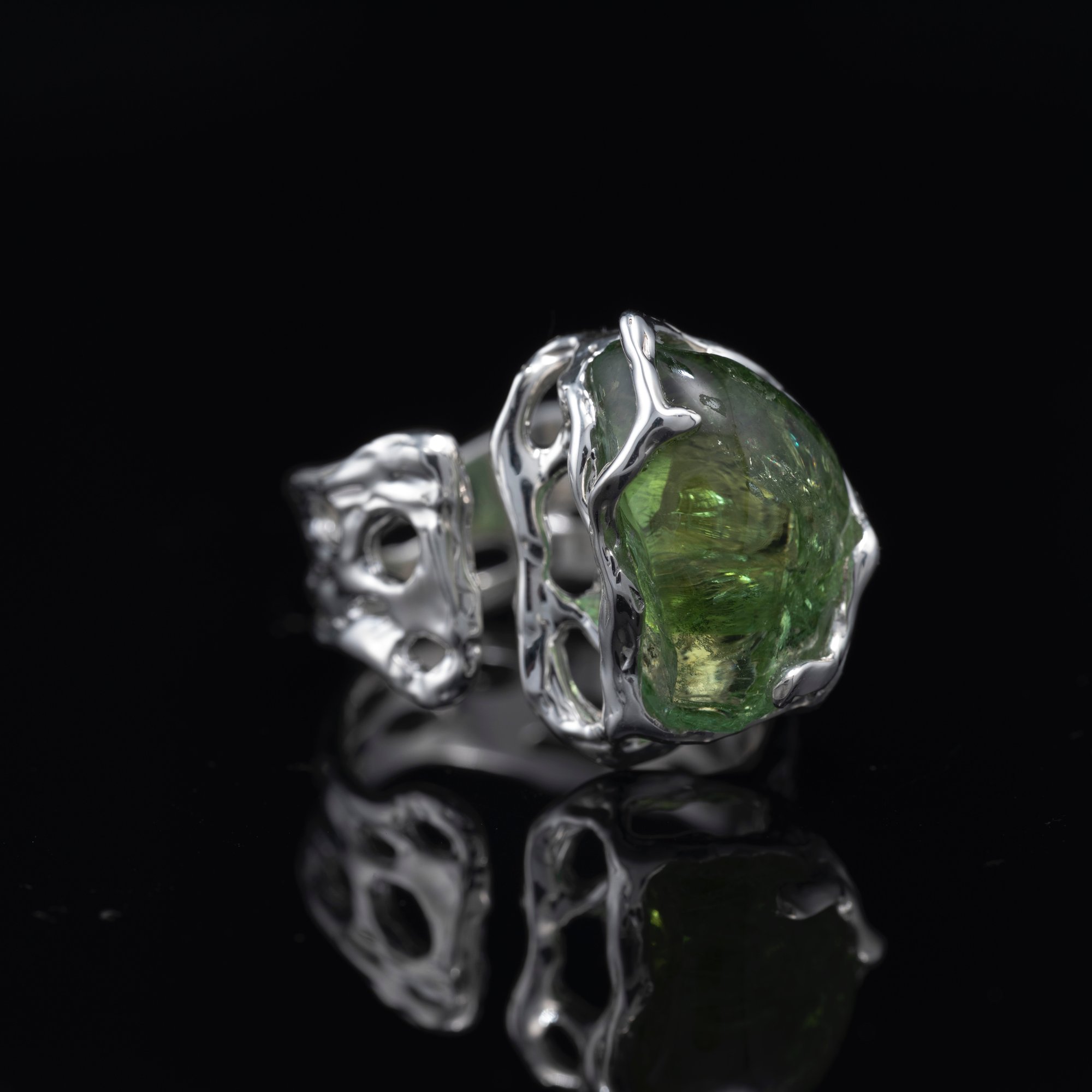 Каблучка з верделітом - зображення 3