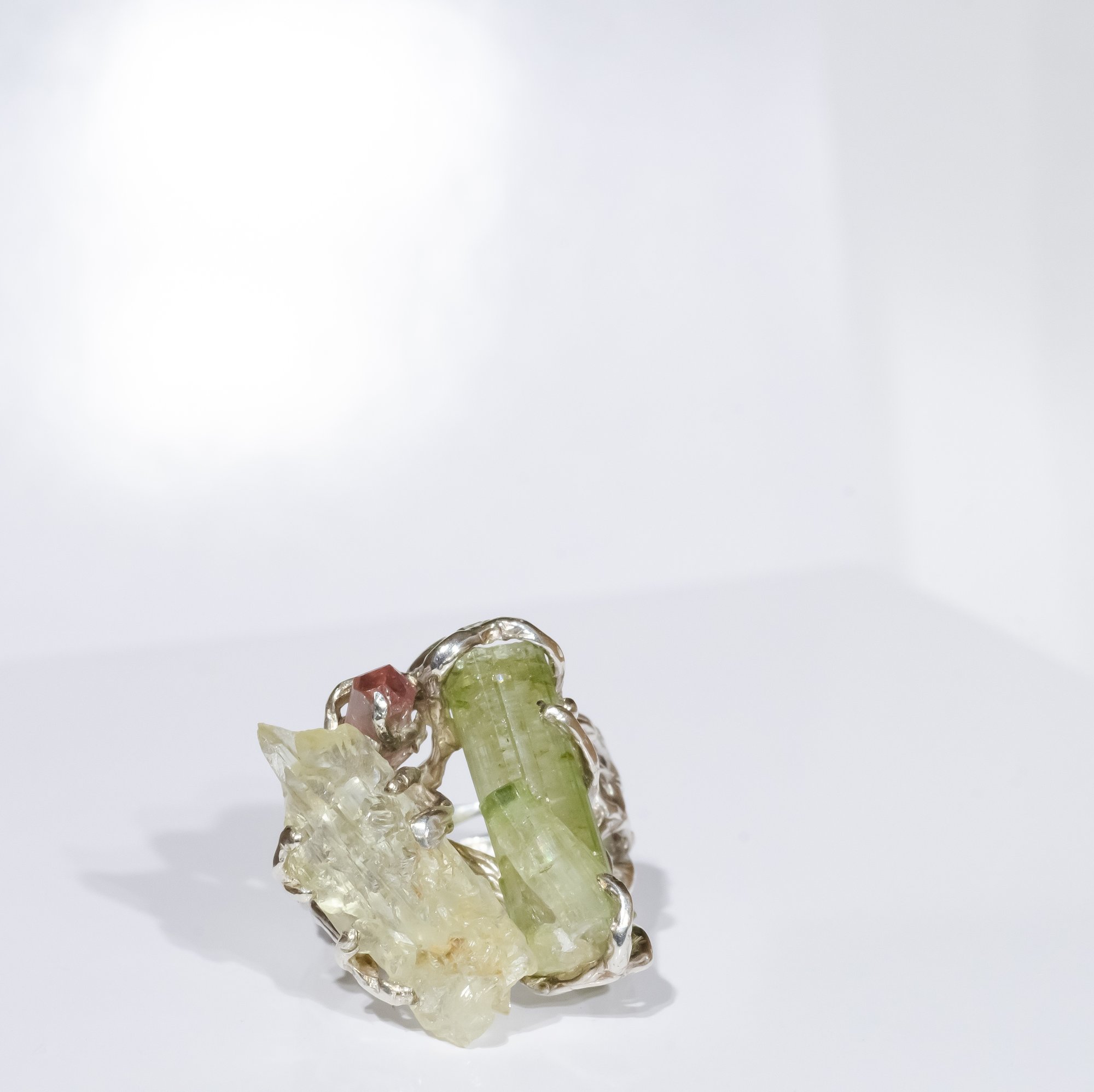 Каблучка з турмалінами та геліодором - зображення 2