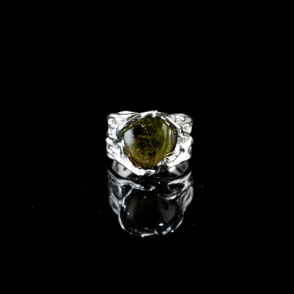 Каблучка з турмаліном