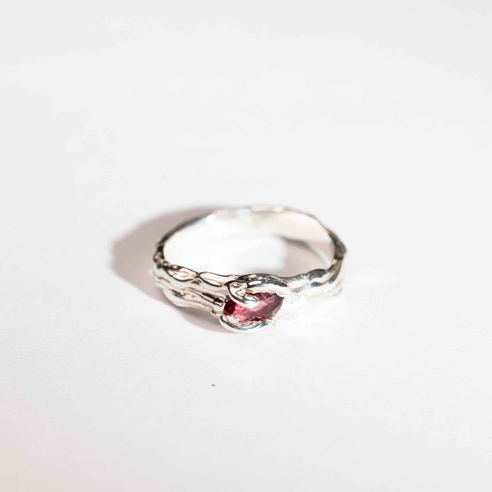 Каблучка з турмаліном рубеліт - зображення 2