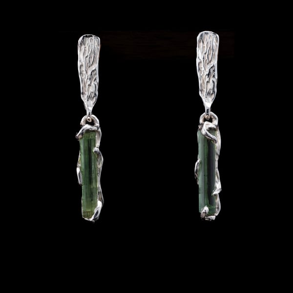 Сережки з верделітами