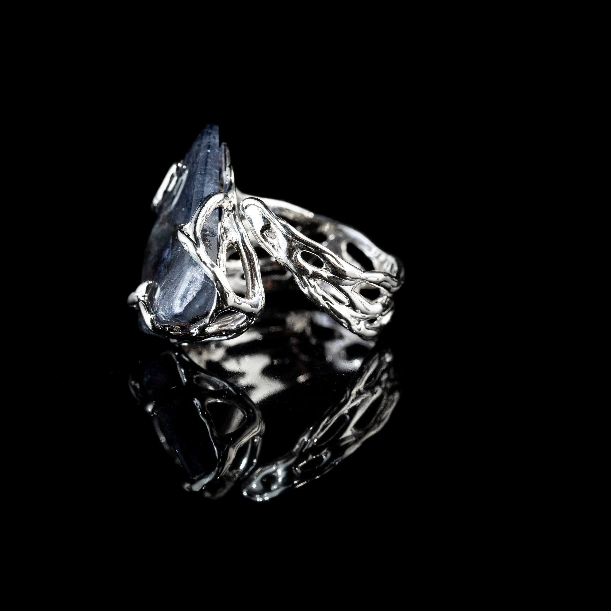 Каблучка з іолітом - зображення 2