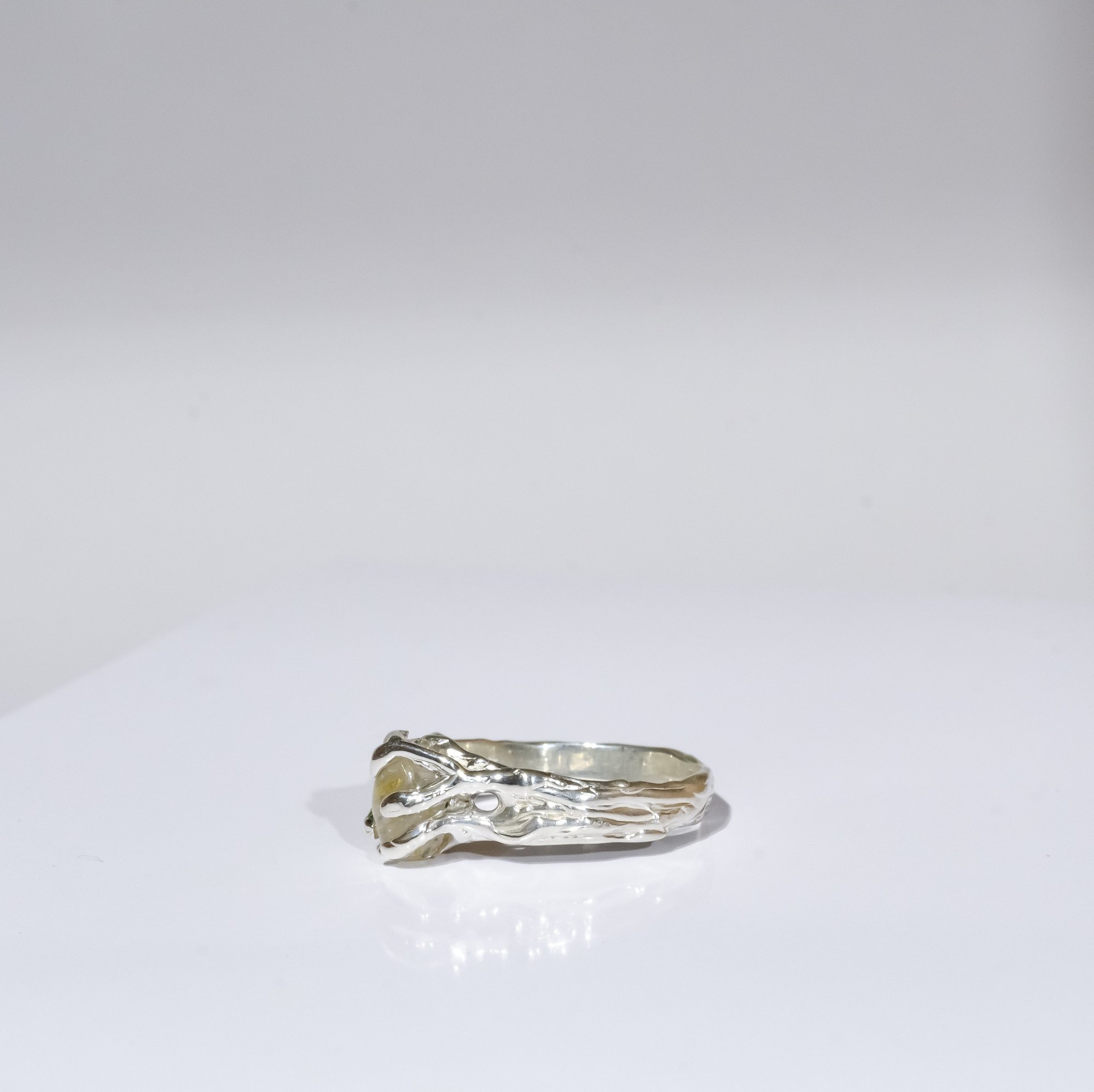 Каблучка з рутилованим кварцом - зображення 3