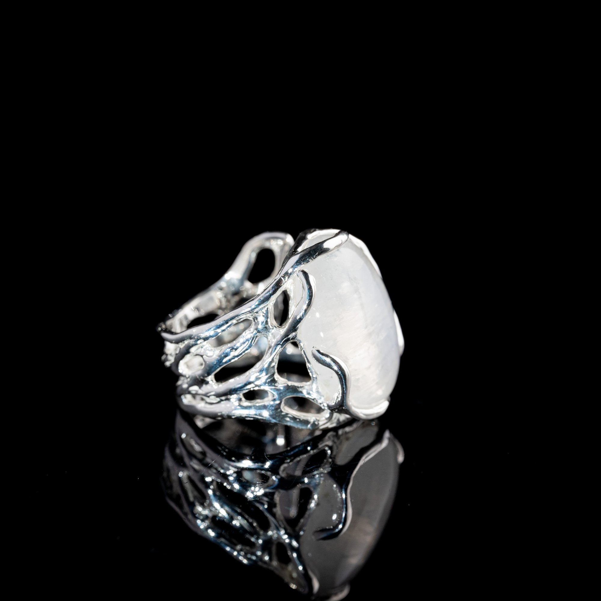 Каблучка з місячним камінням - зображення 3