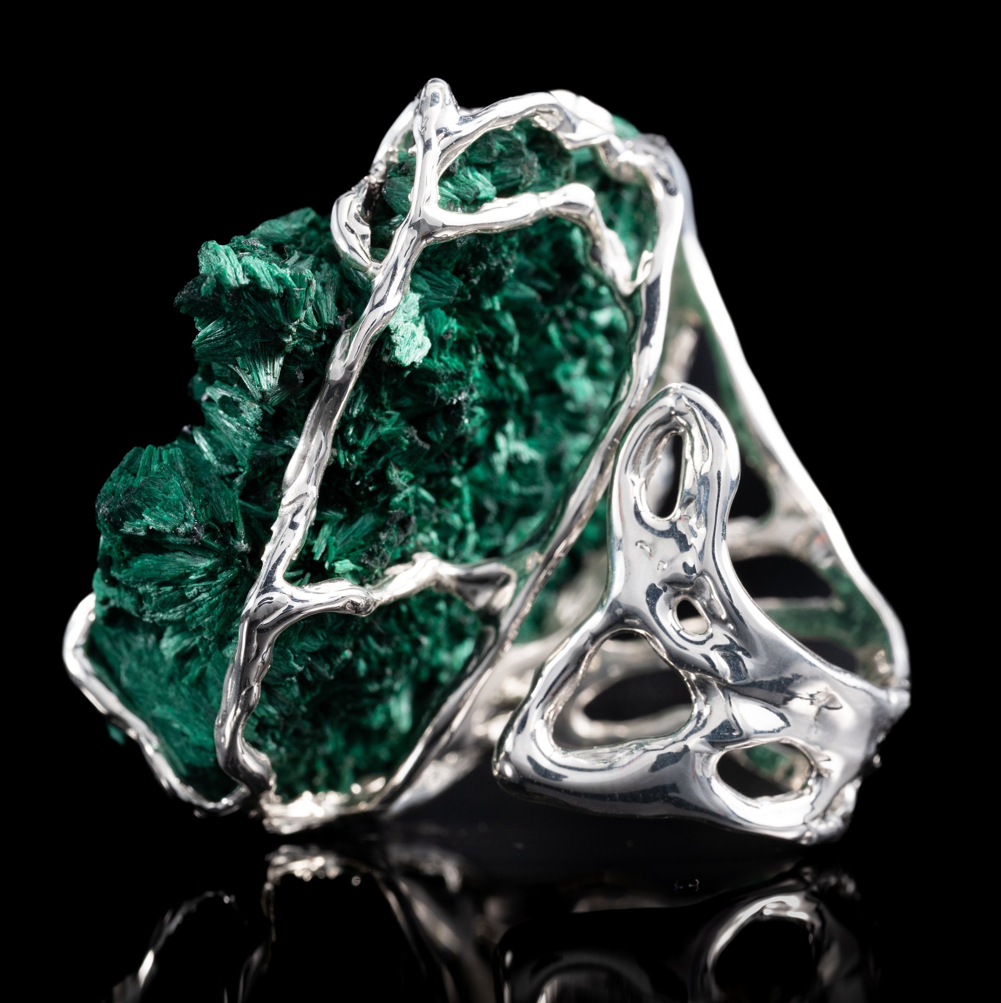 Каблучка з малахітом - зображення 4