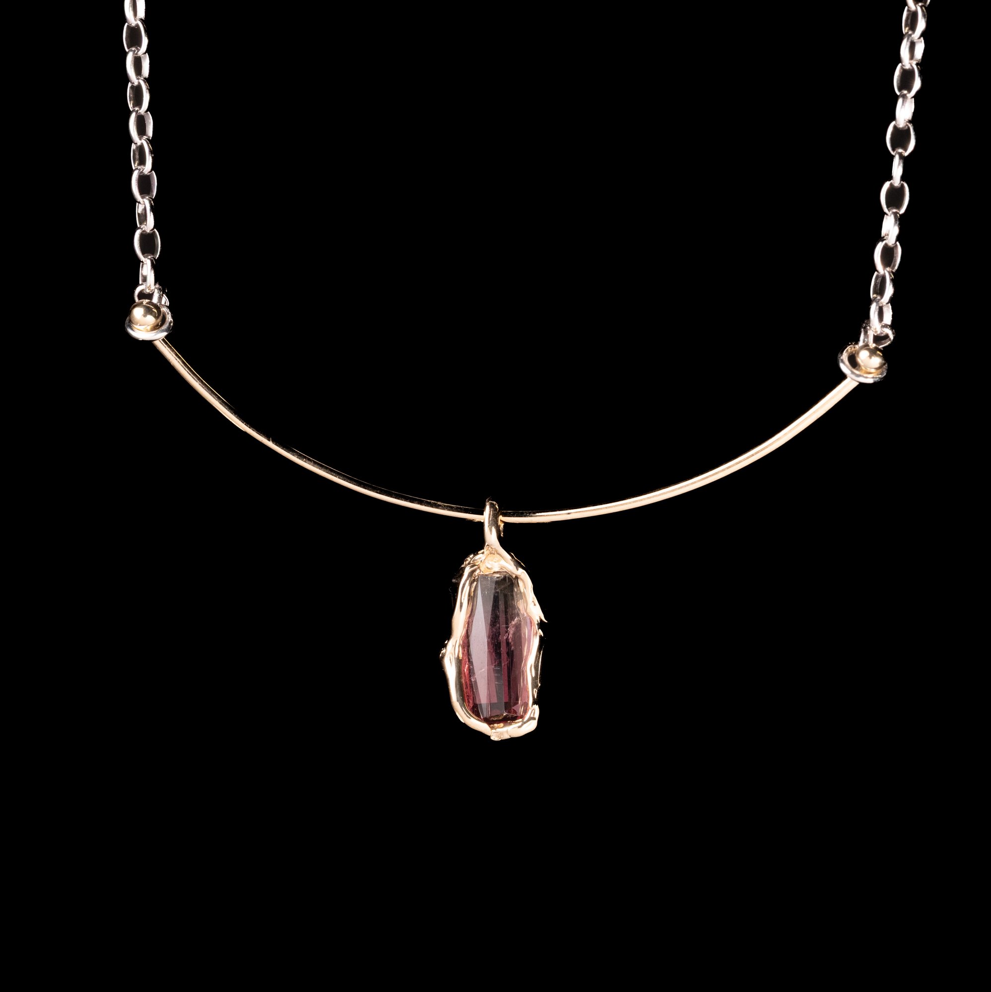 Кулон з кавуновим турмаліном - зображення 3