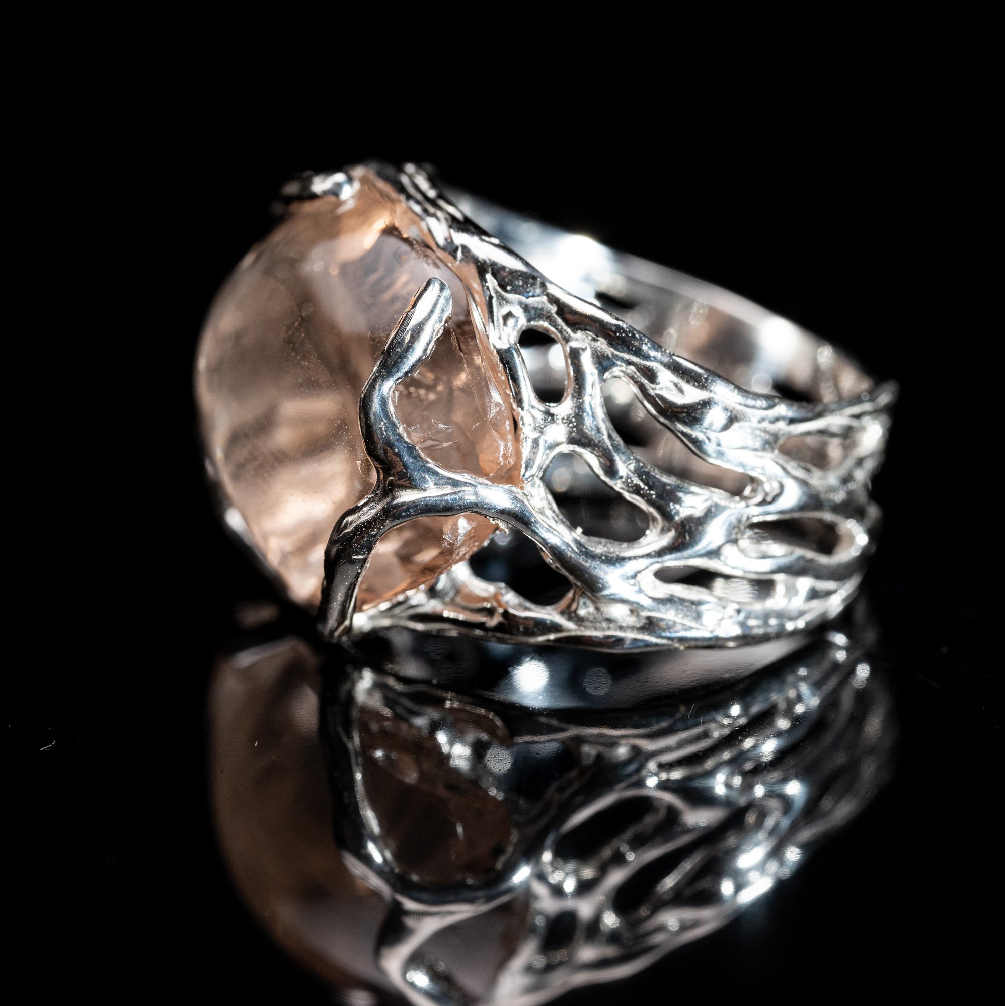 Каблучка з винним топазом - зображення 3