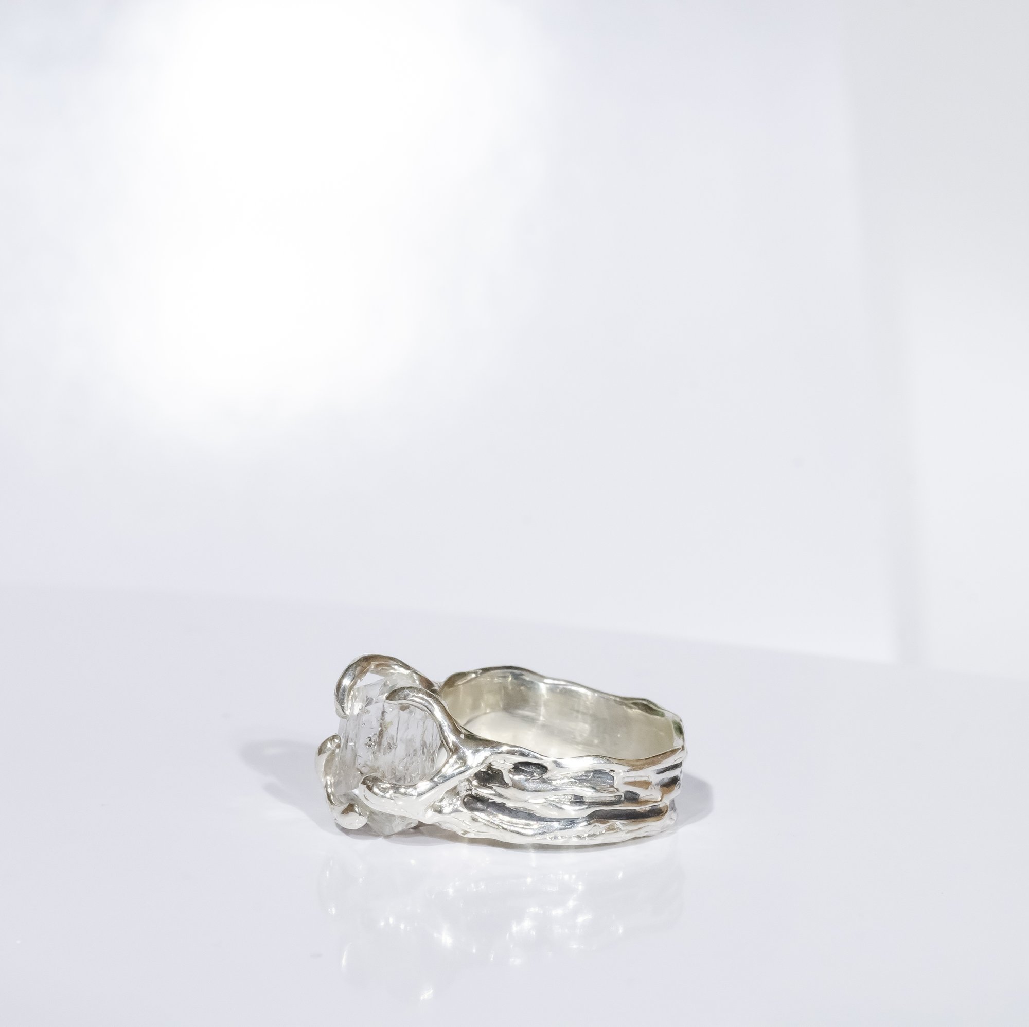 Каблучка з кварцом (Херкімер) - зображення 3