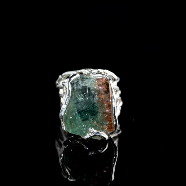 Polychrome Tourmaline Ring