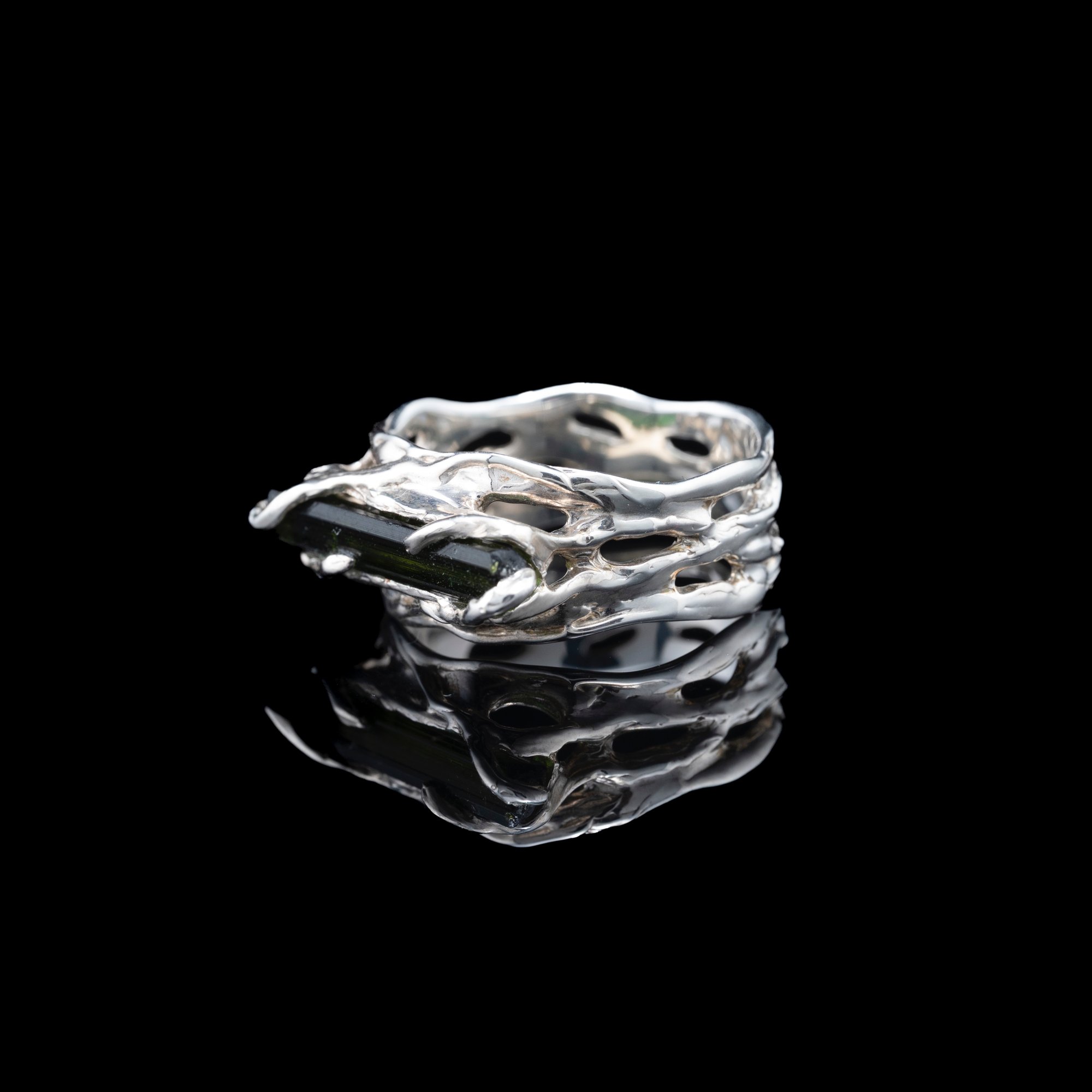 Каблучка з верделітом - зображення 2