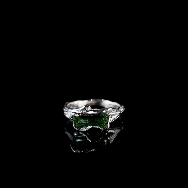 Каблучка з турмаліном