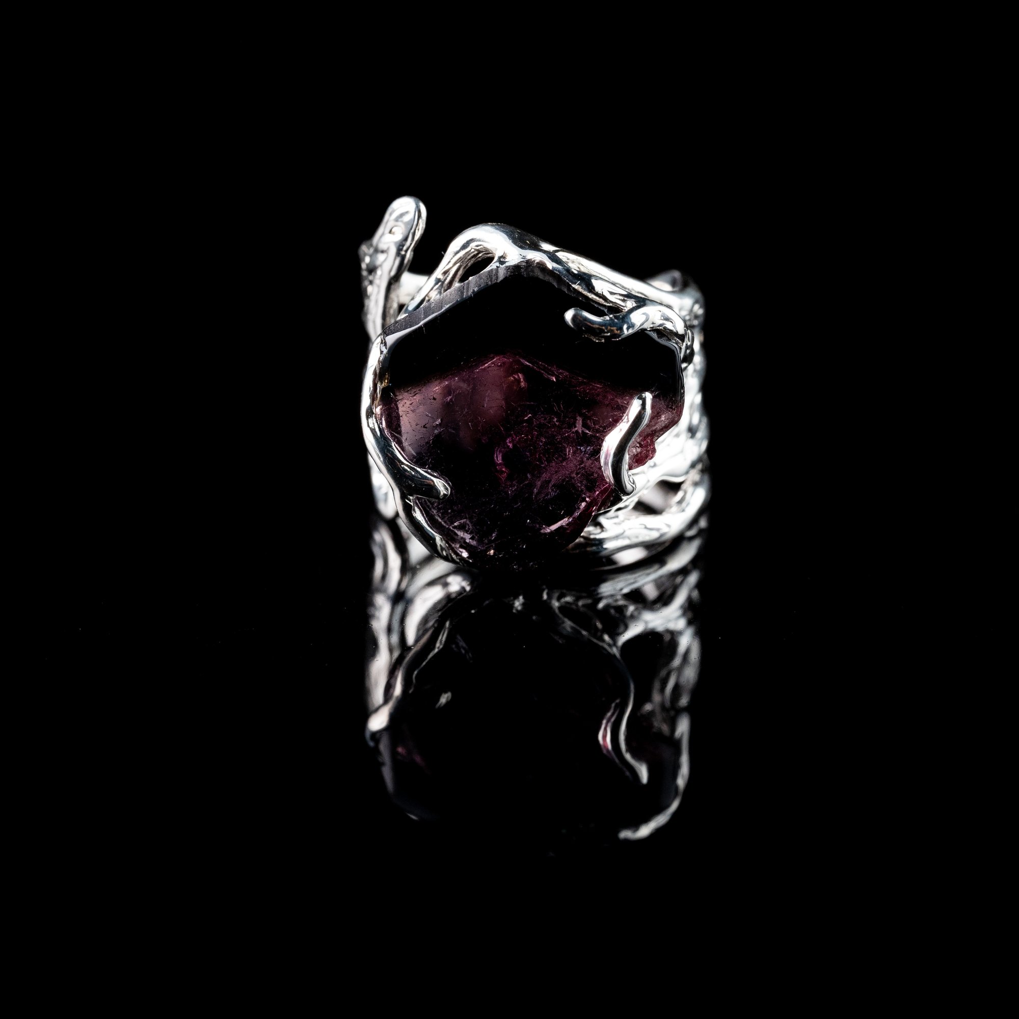 Каблучка з турмаліном