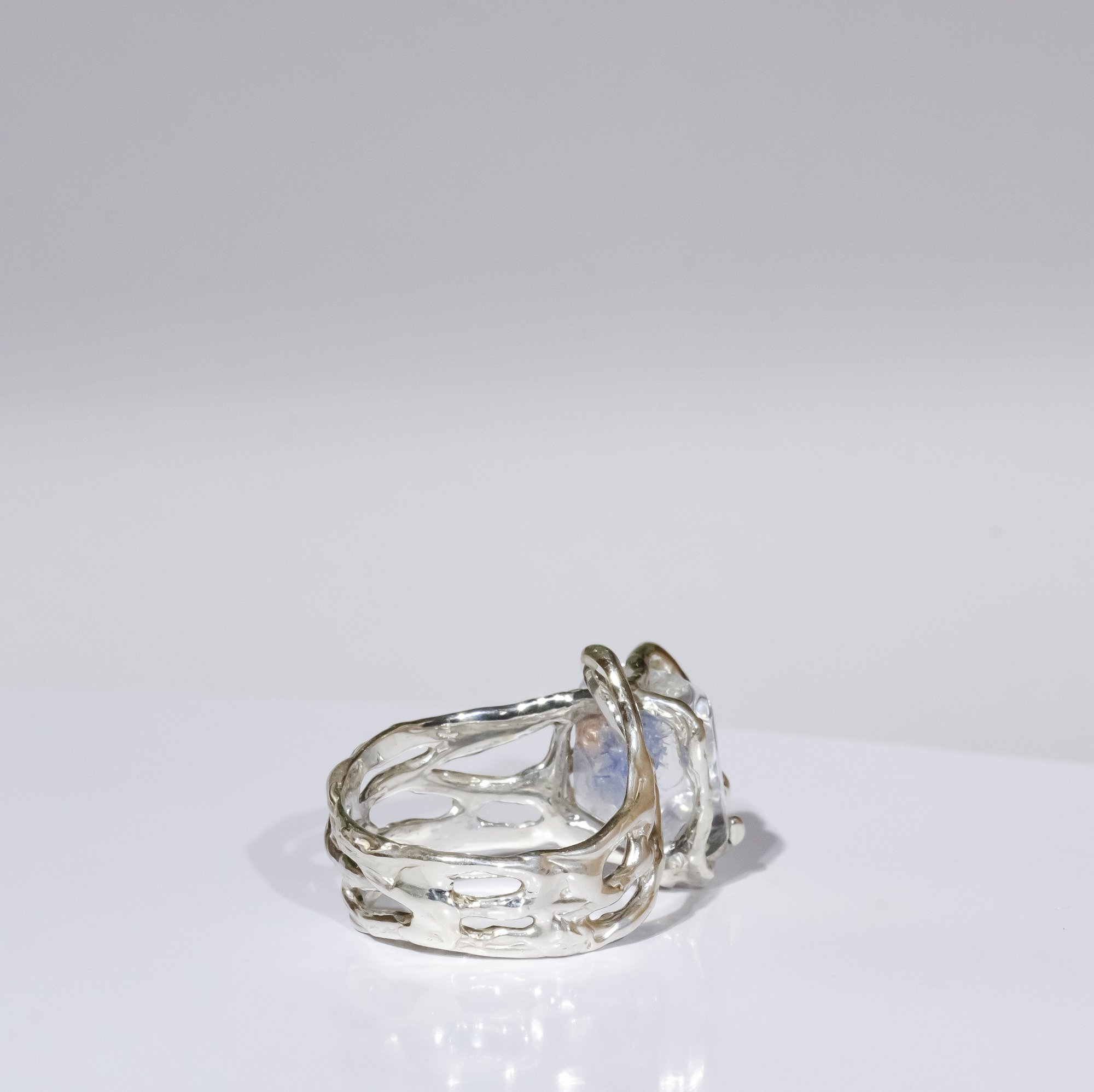 Каблучка з кварцом з включеннями дюмортьєриту - зображення 5